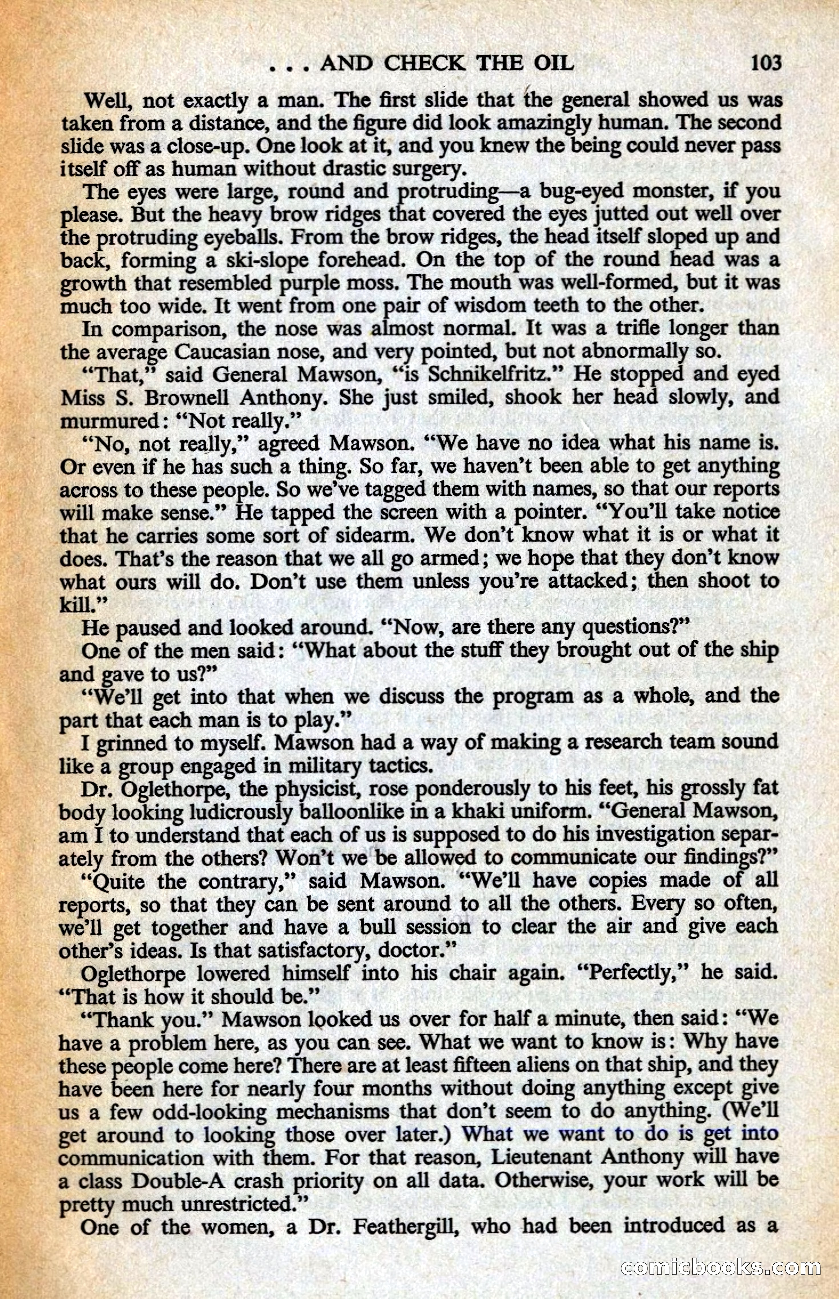 Astounding Science Fiction, British Edition — page 105 of 132