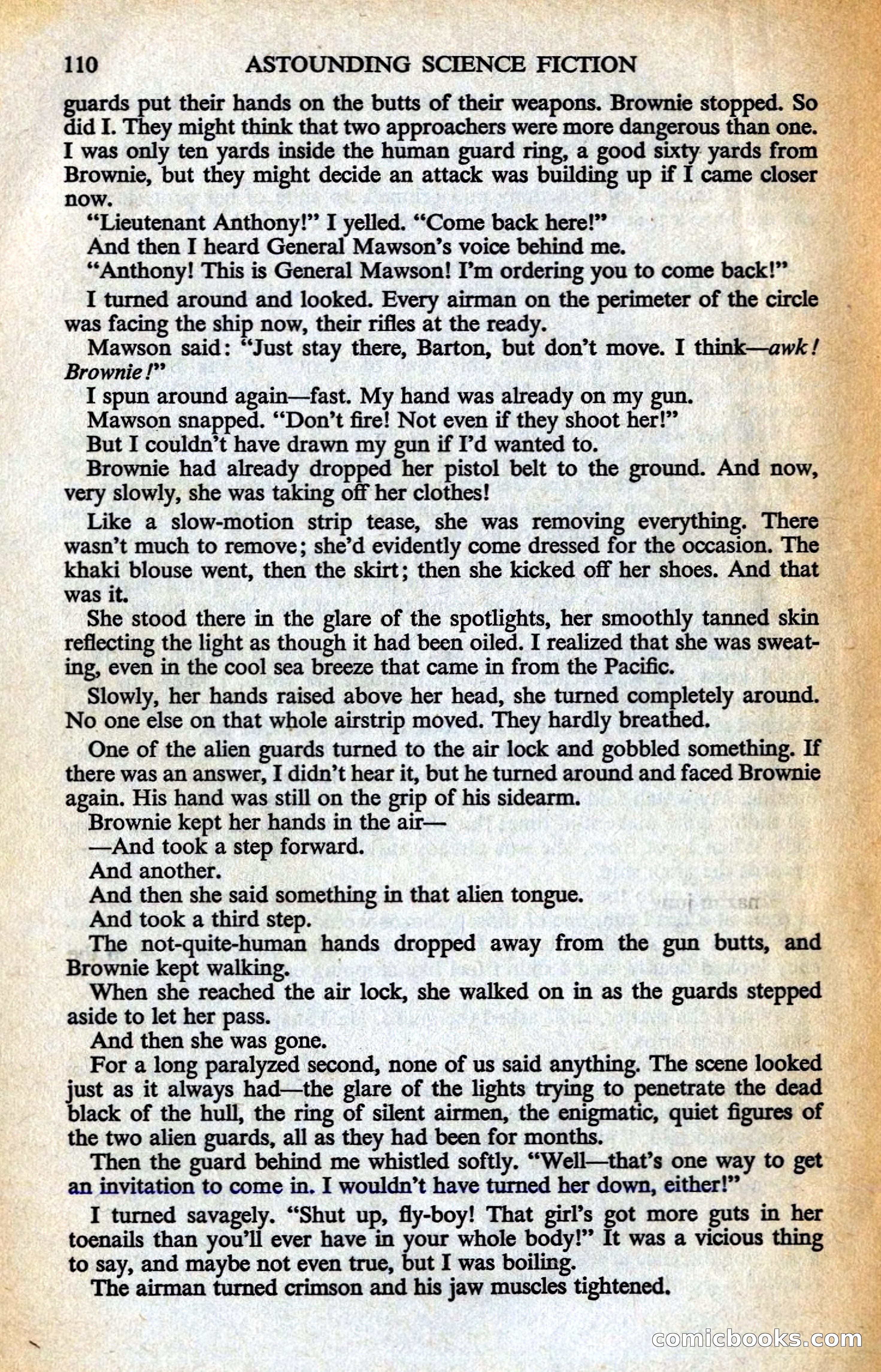 Astounding Science Fiction, British Edition — page 112 of 132