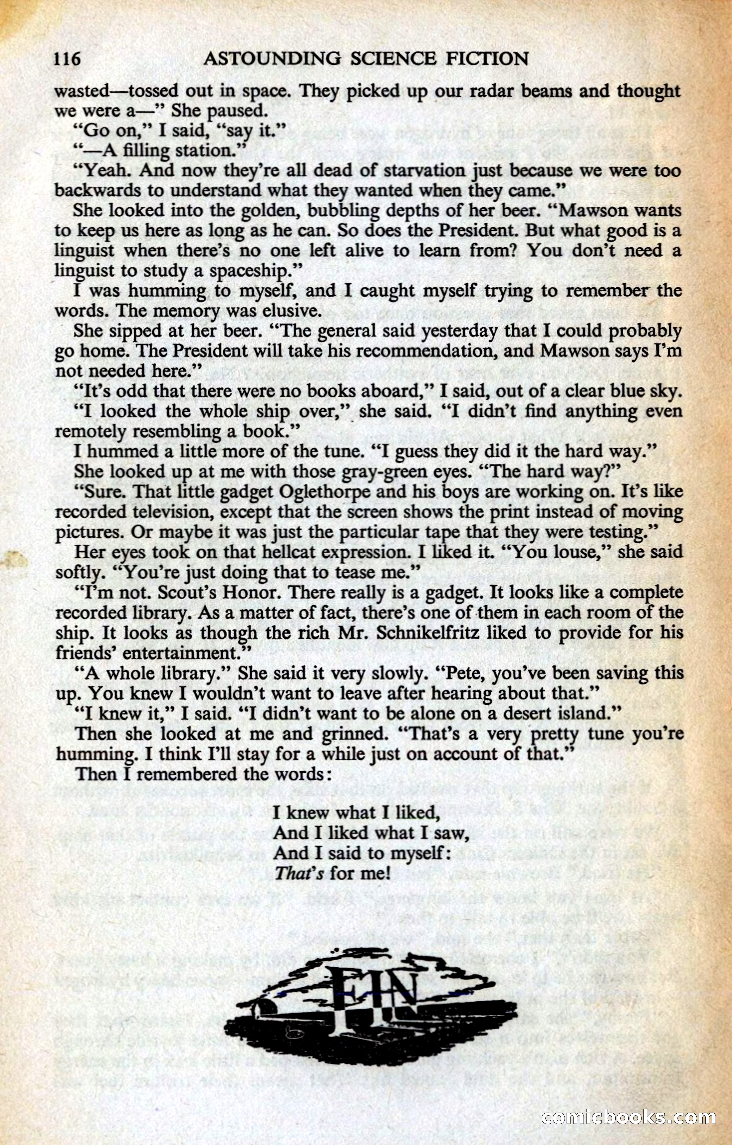 Astounding Science Fiction, British Edition — page 118 of 132