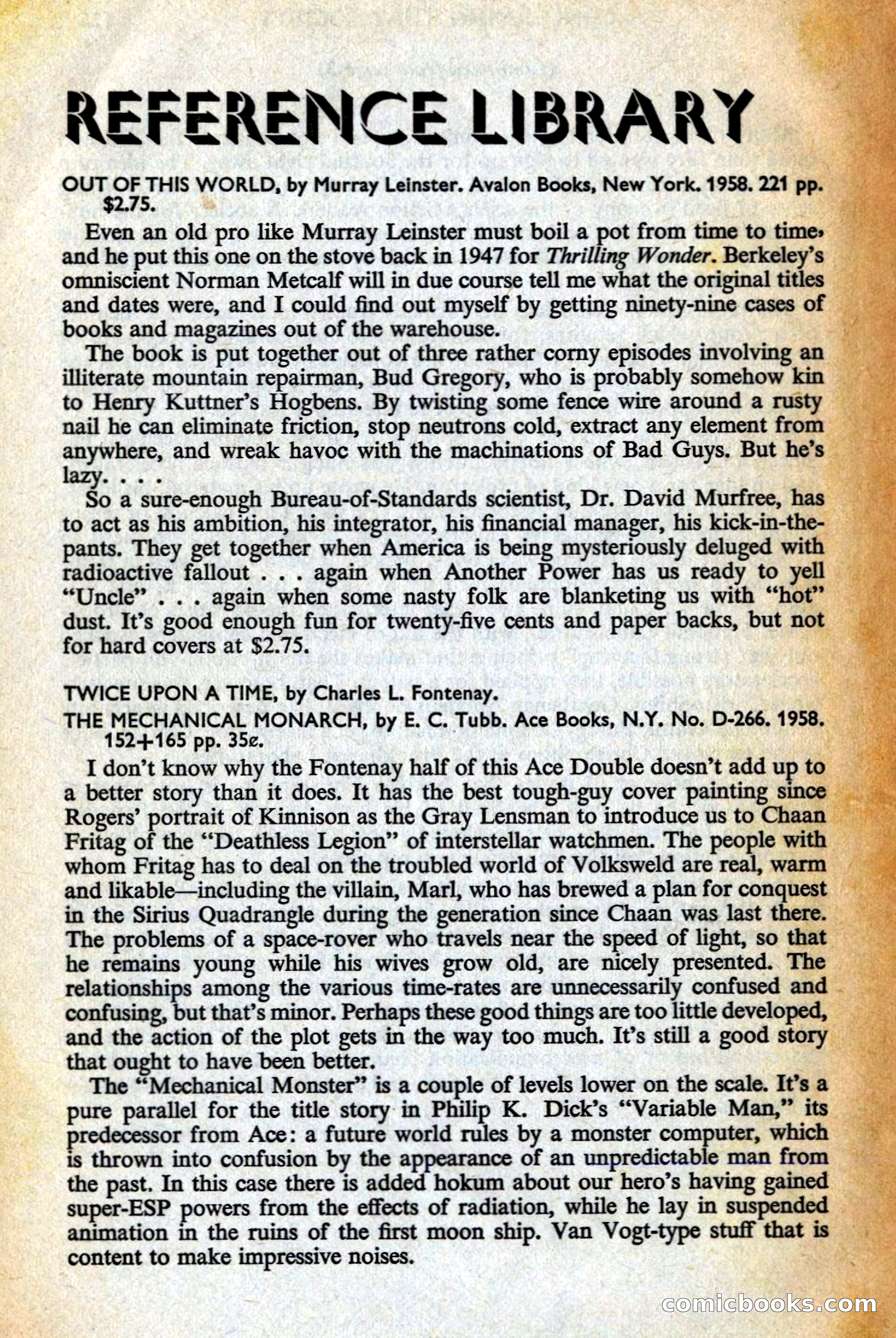 Astounding Science Fiction, British Edition — page 128 of 132