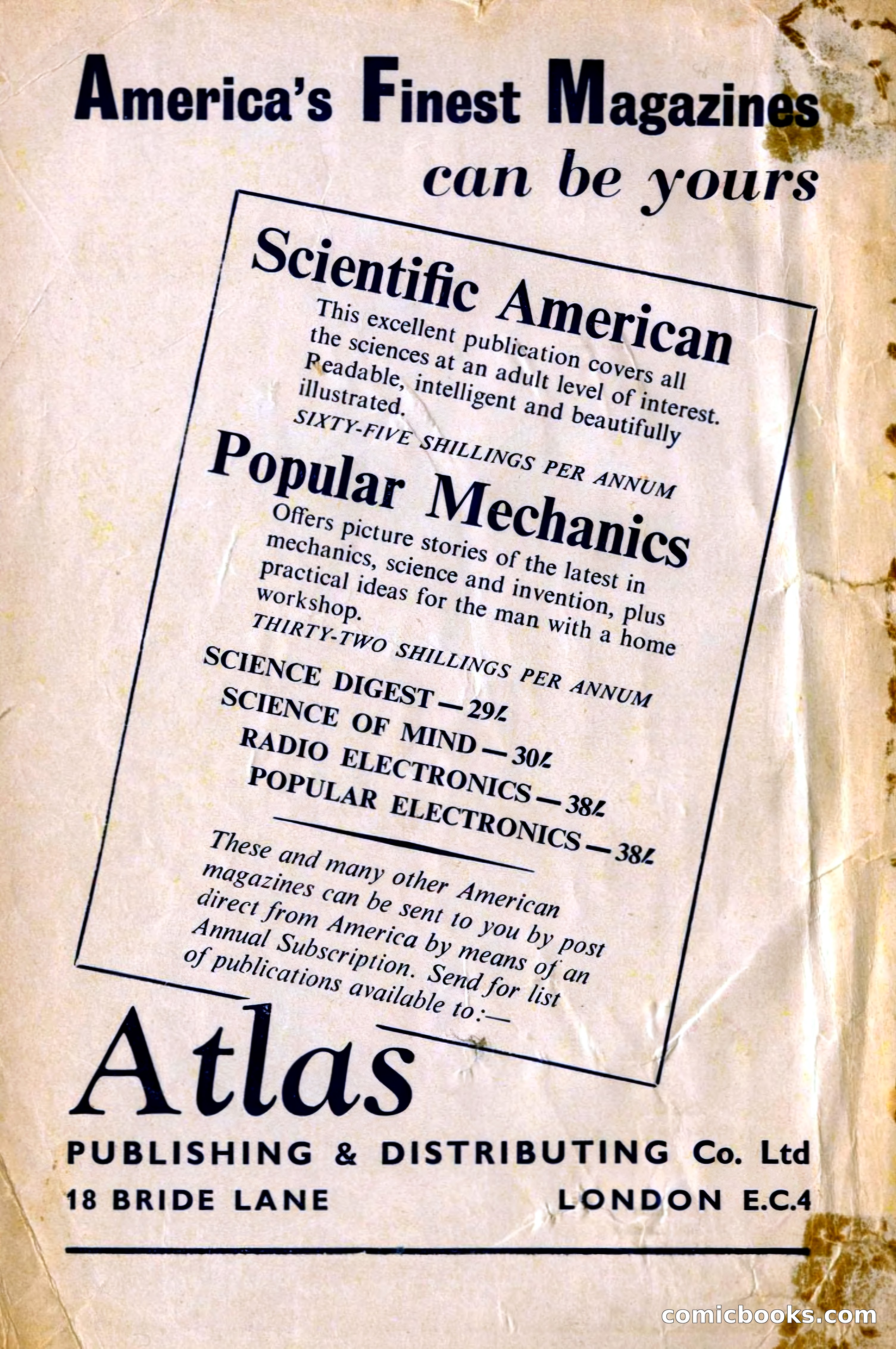 Astounding British Edition, Volume 15, No. 3 — page 1 of 132