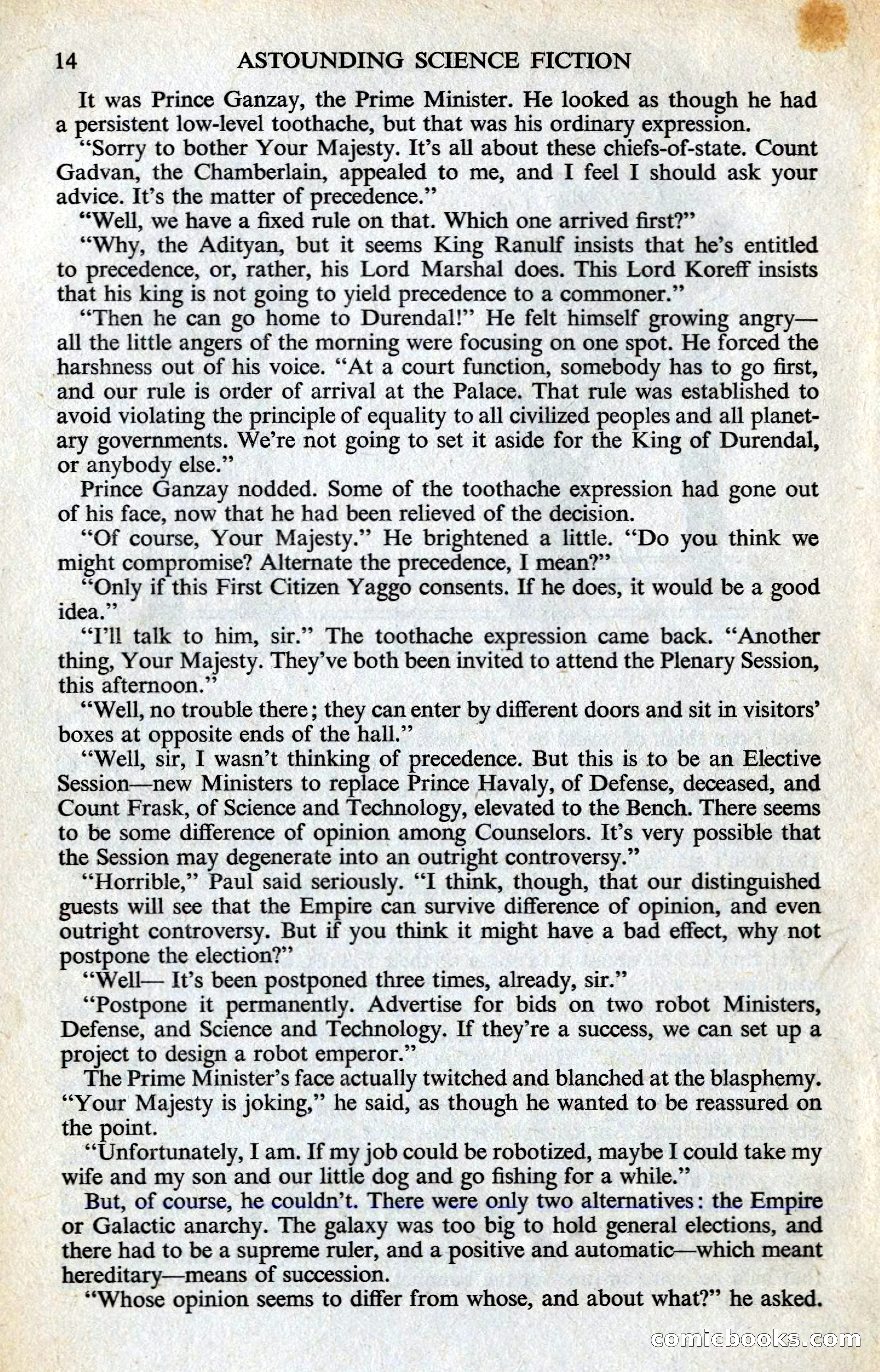 Astounding British Edition, Volume 15, No. 3 — page 16 of 132