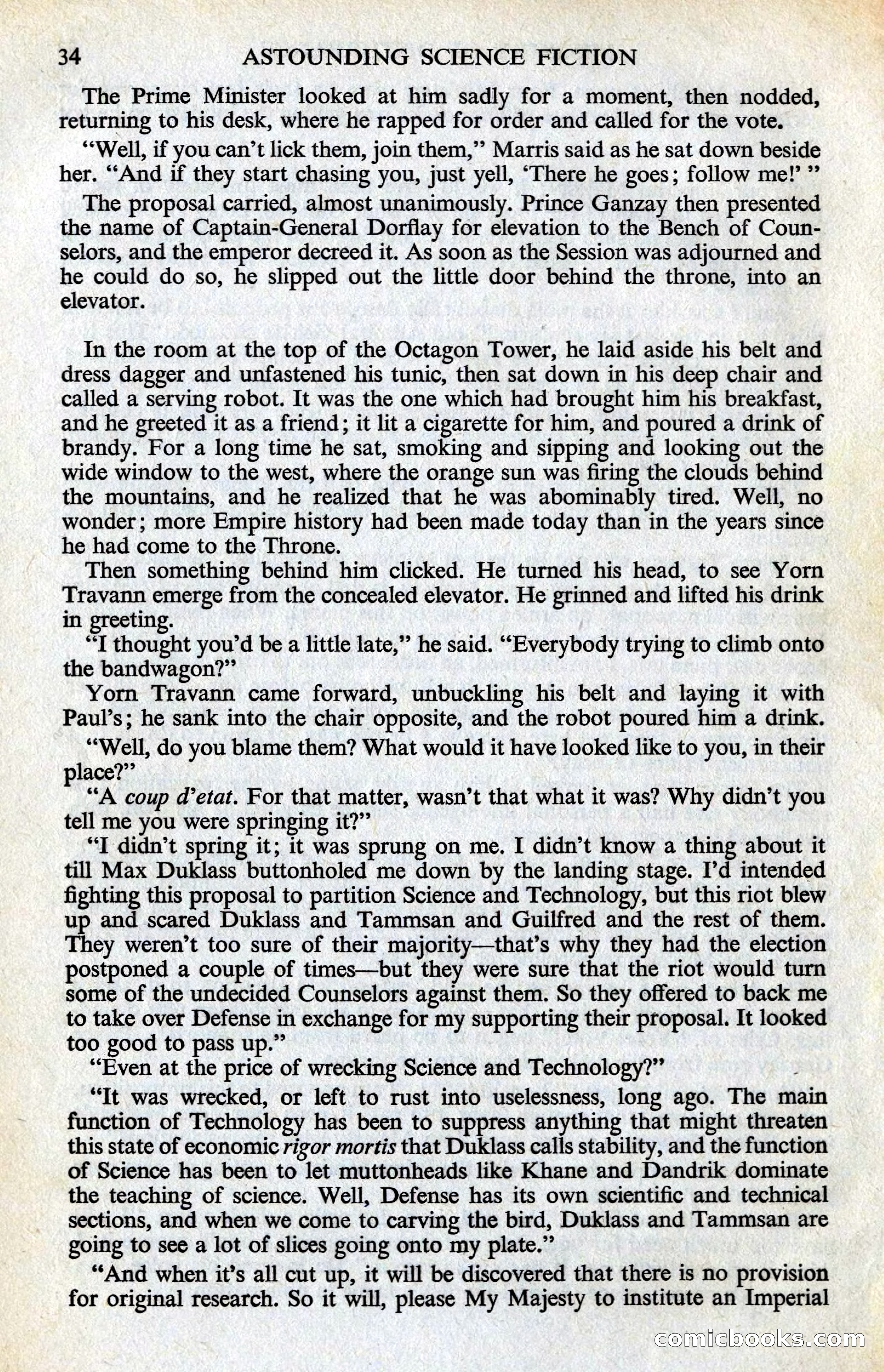 Astounding British Edition, Volume 15, No. 3 — page 36 of 132