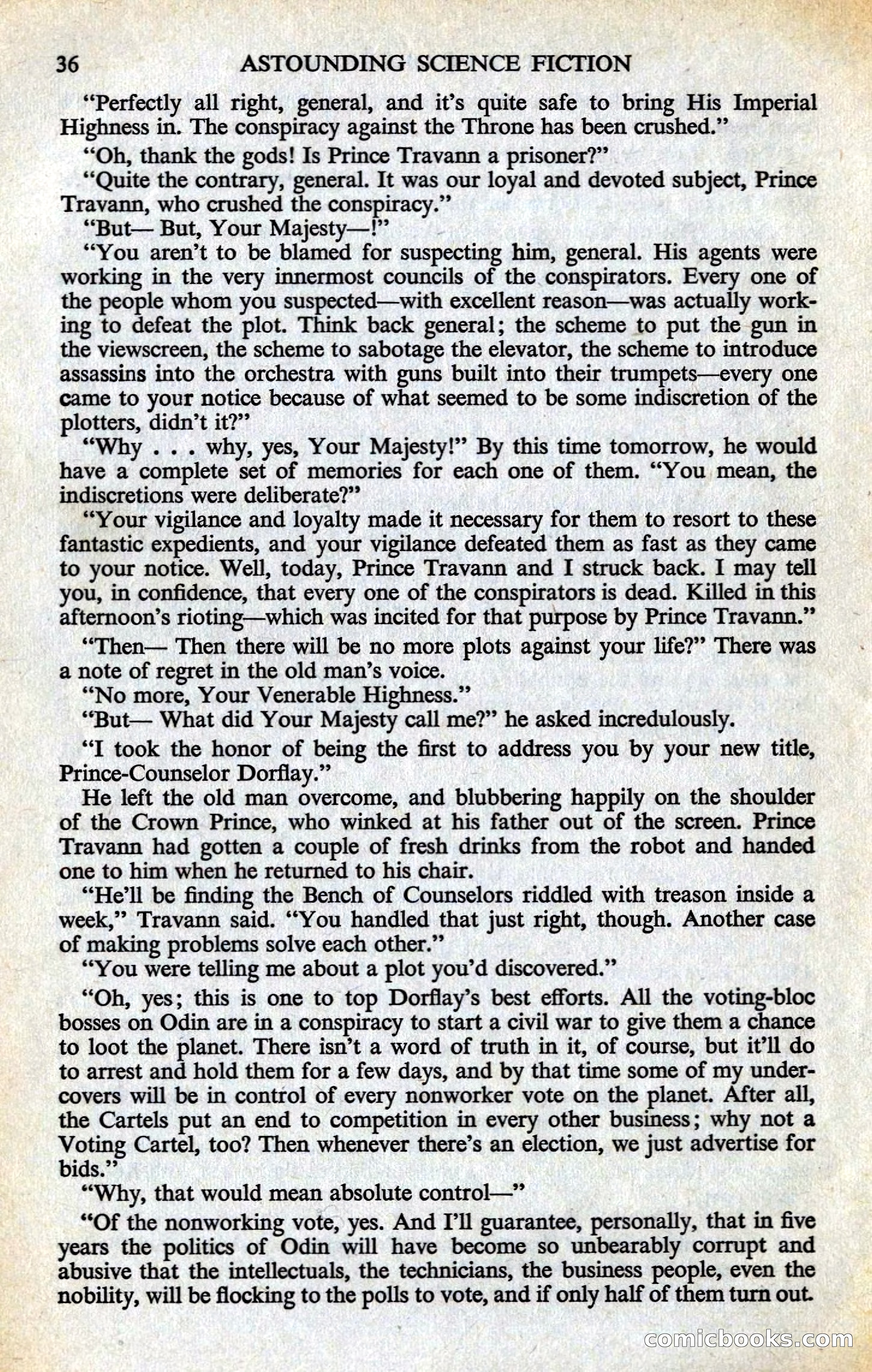 Astounding British Edition, Volume 15, No. 3 — page 38 of 132