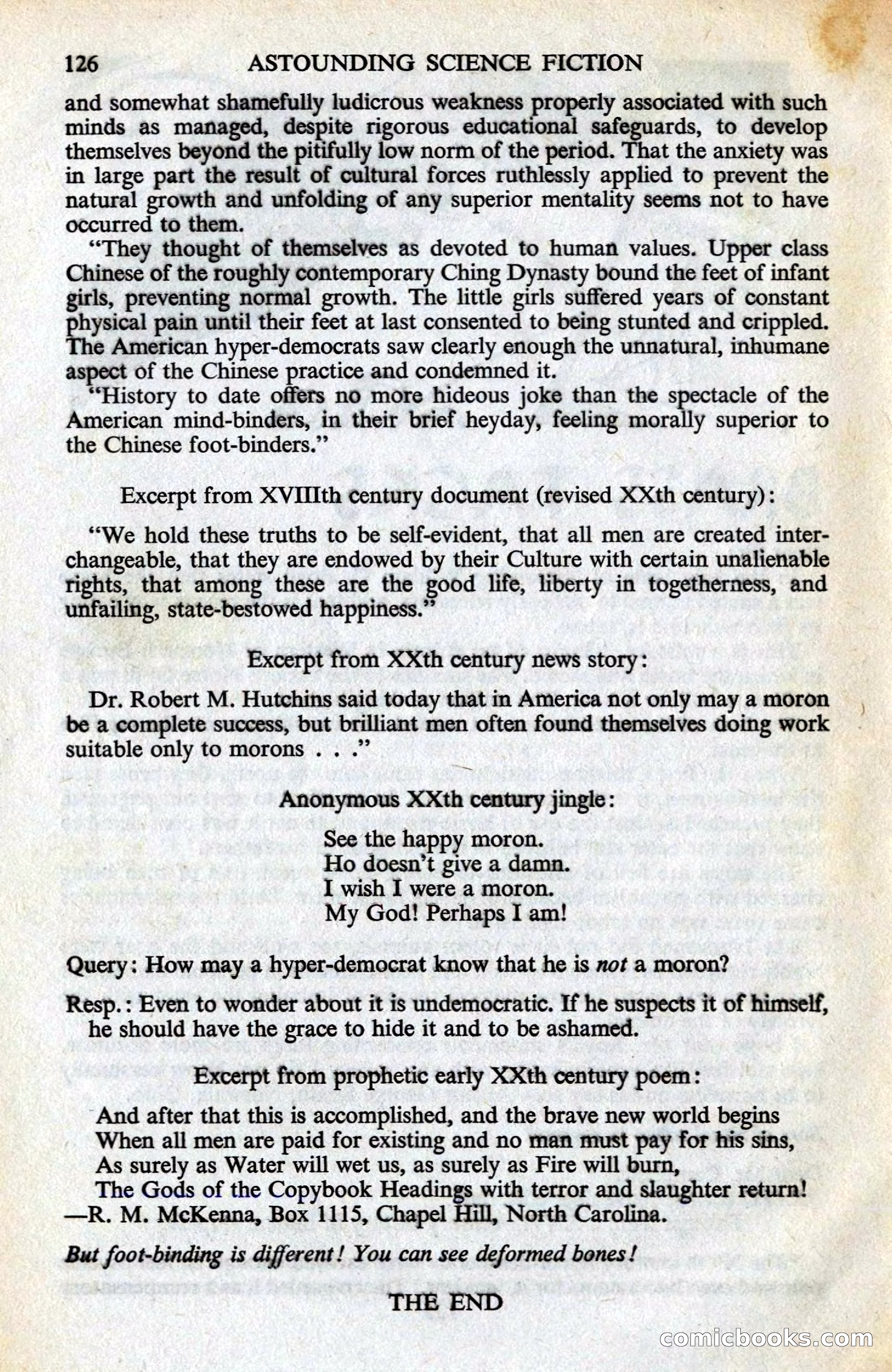Astounding British Edition, Volume 15, No. 3 — page 128 of 132