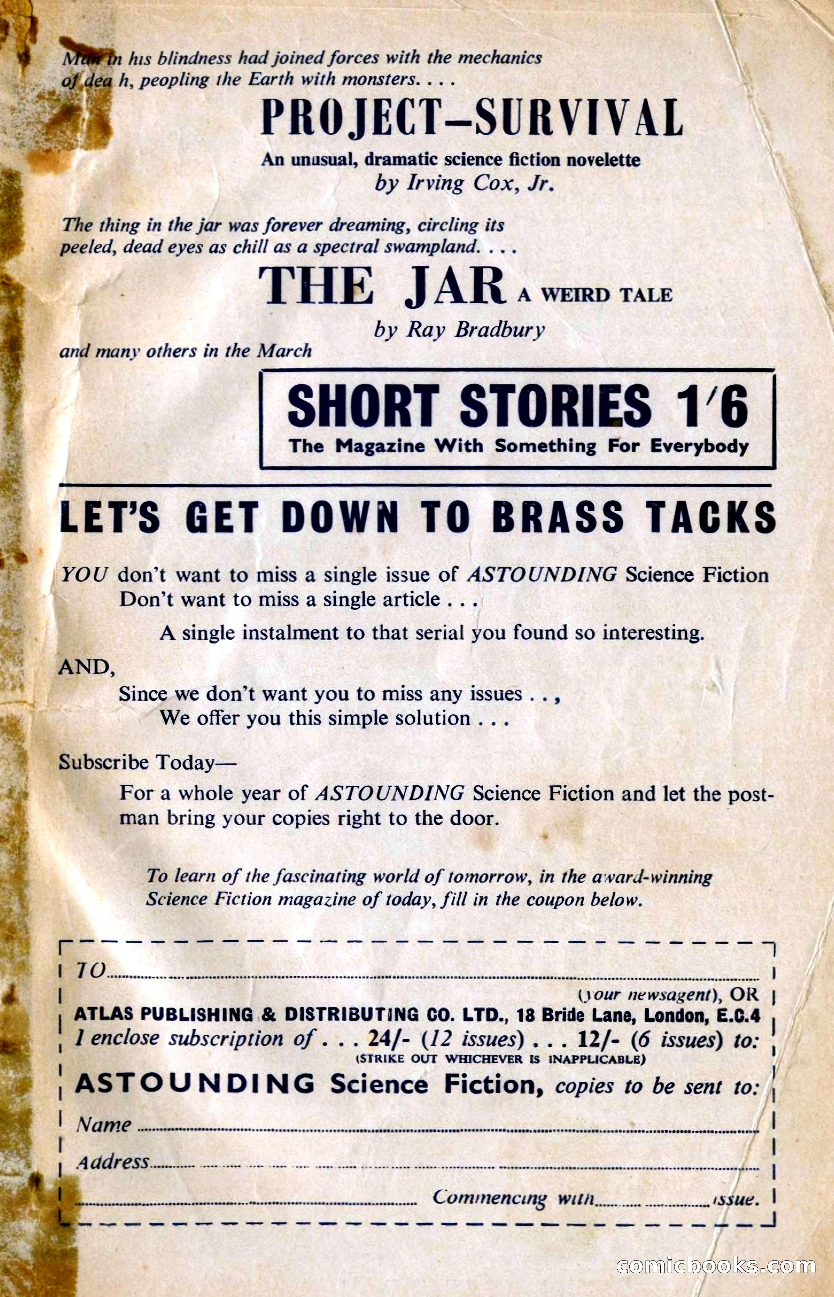 Astounding British Edition, Volume 15, No. 3 — page 130 of 132