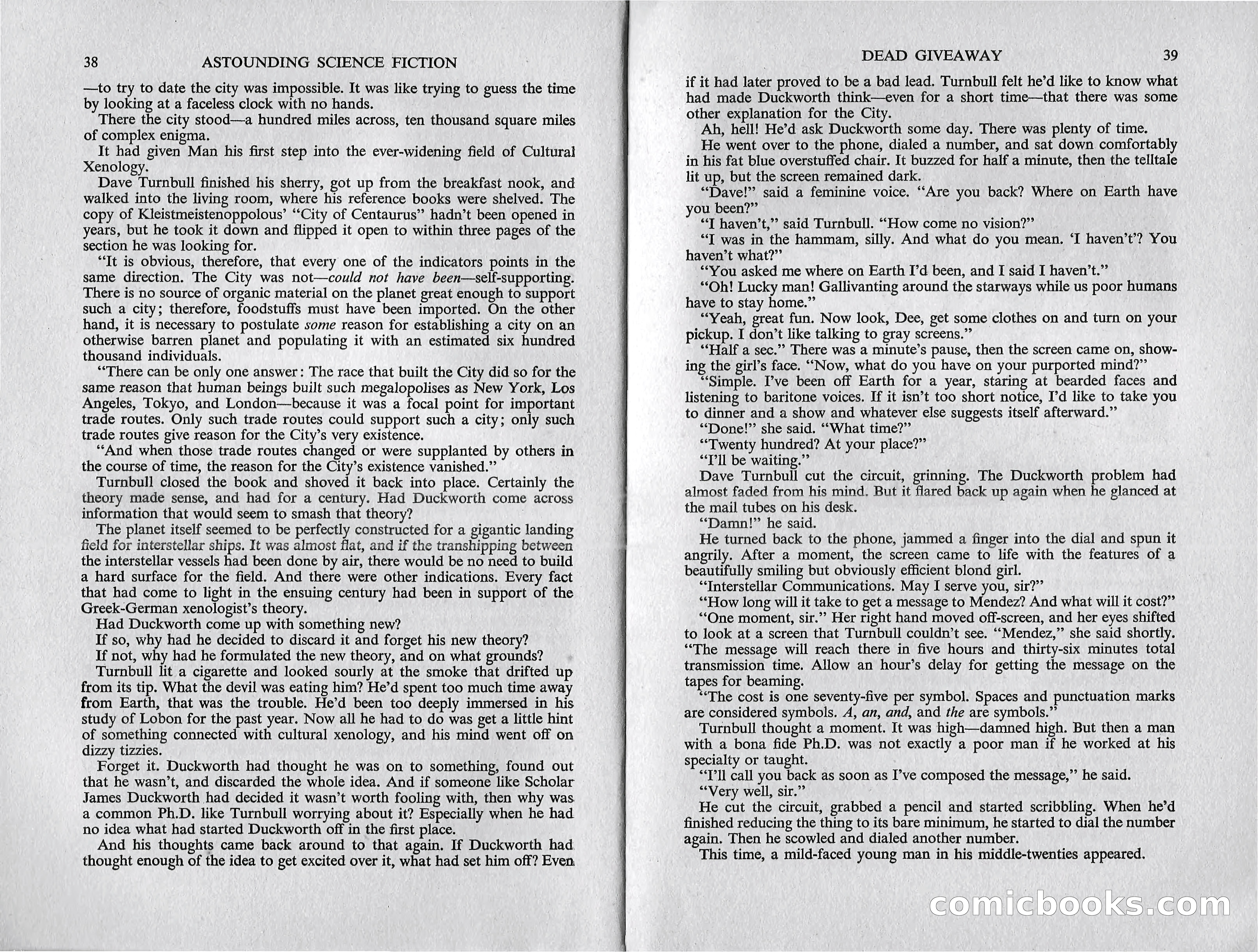 Astounding Science Fiction (British Edition) — page 21 of 67
