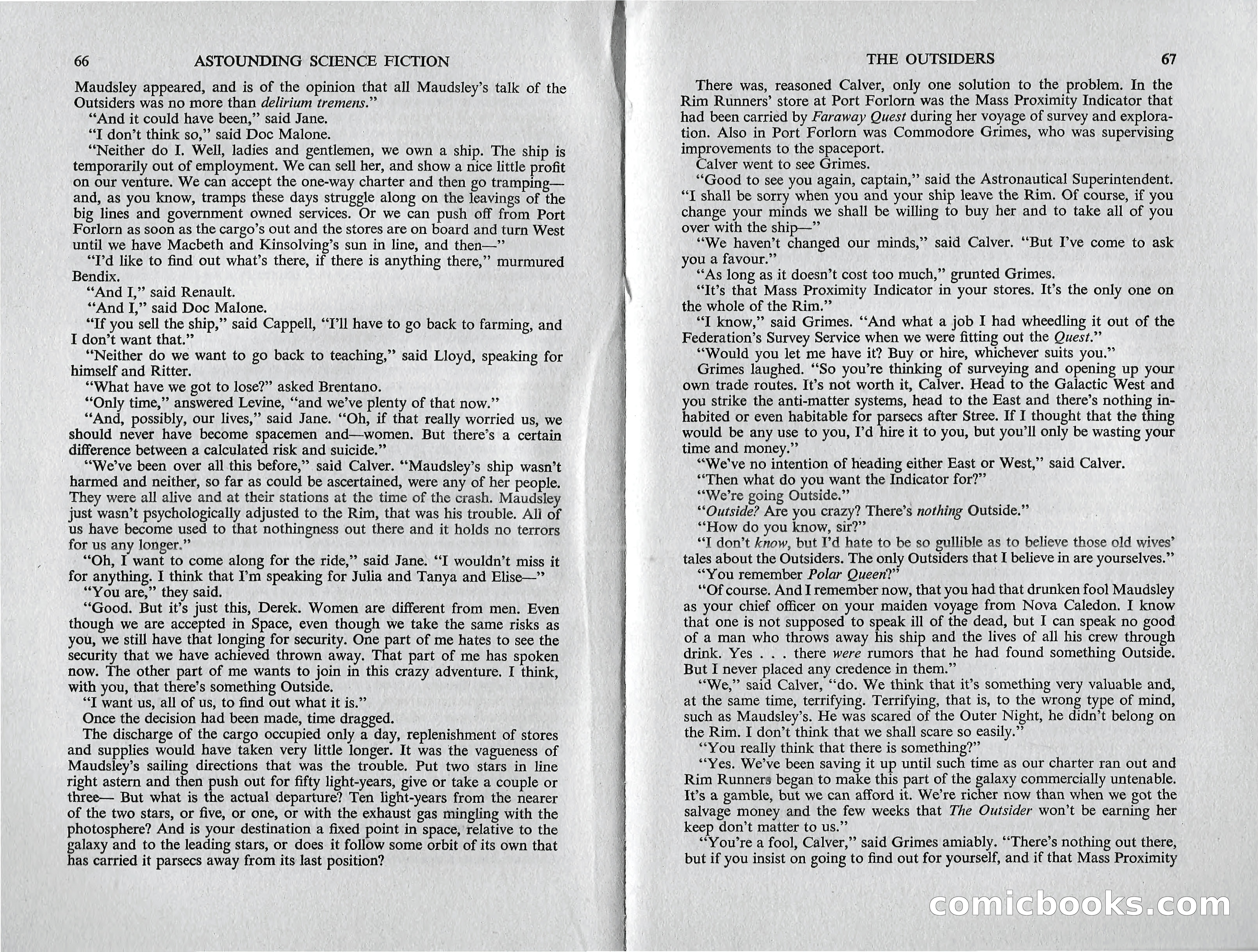Astounding Science Fiction (British Edition) — page 35 of 67
