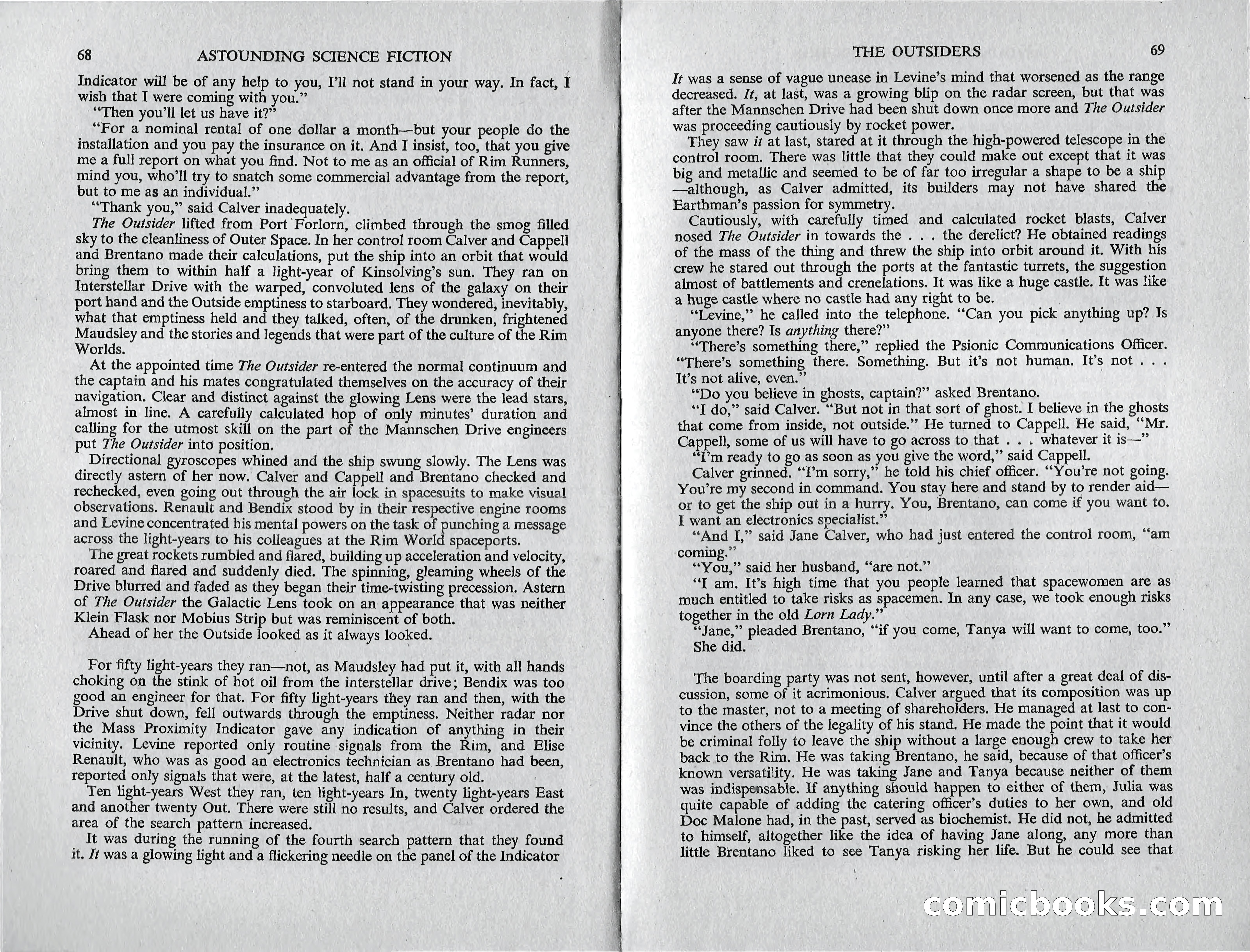 Astounding Science Fiction (British Edition) — page 36 of 67