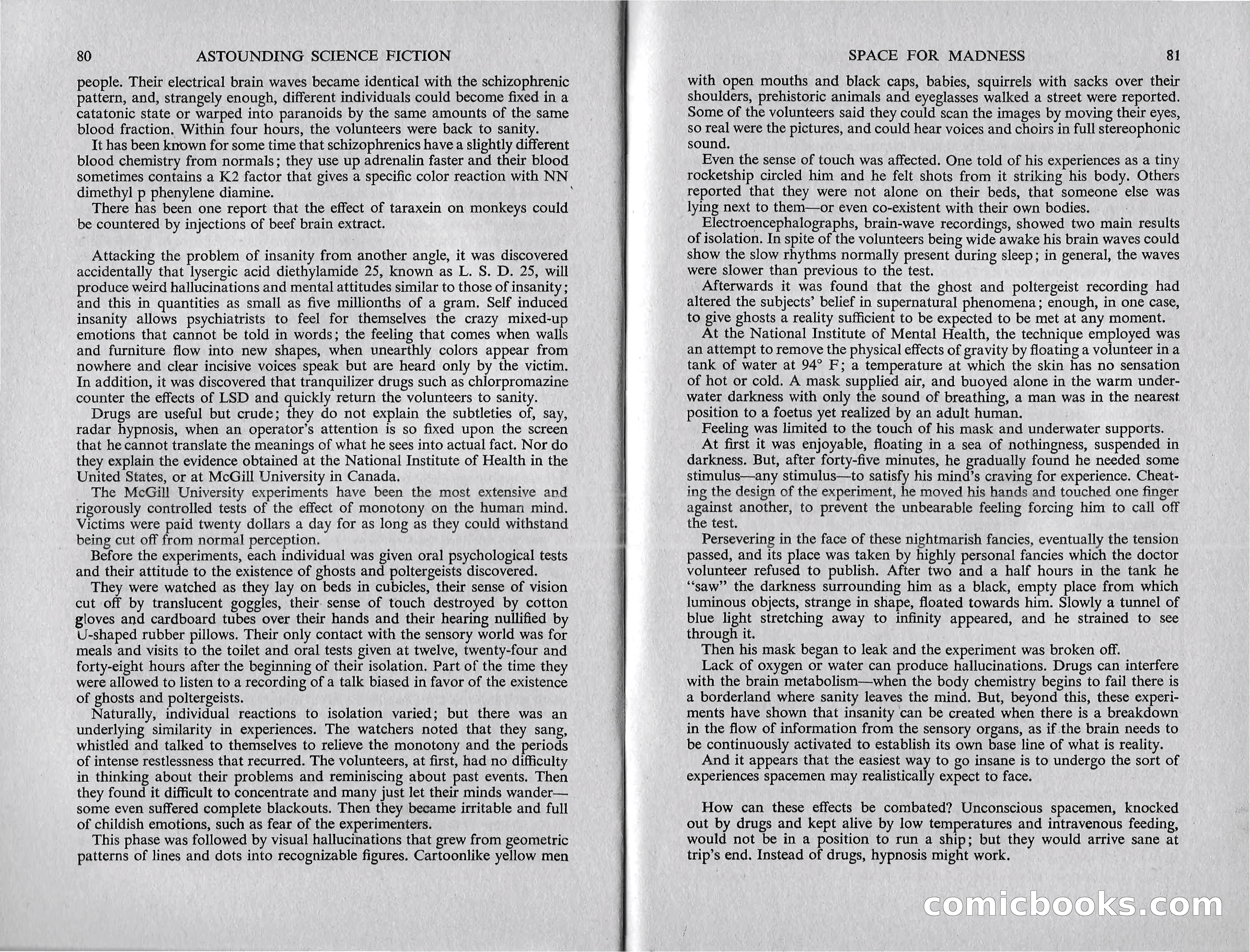 Astounding Science Fiction (British Edition) — page 42 of 67