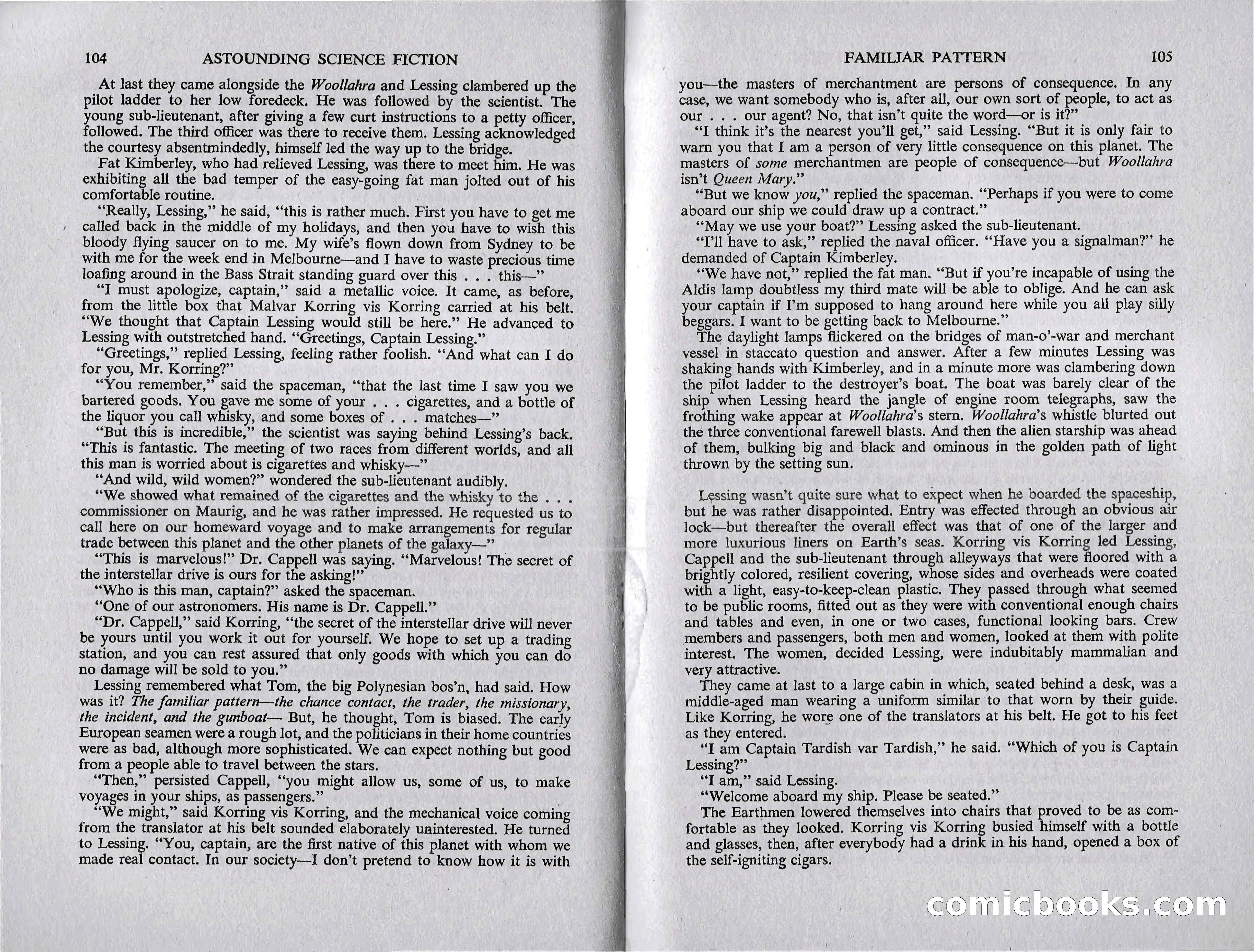 Astounding Science Fiction (British Edition) — page 54 of 67