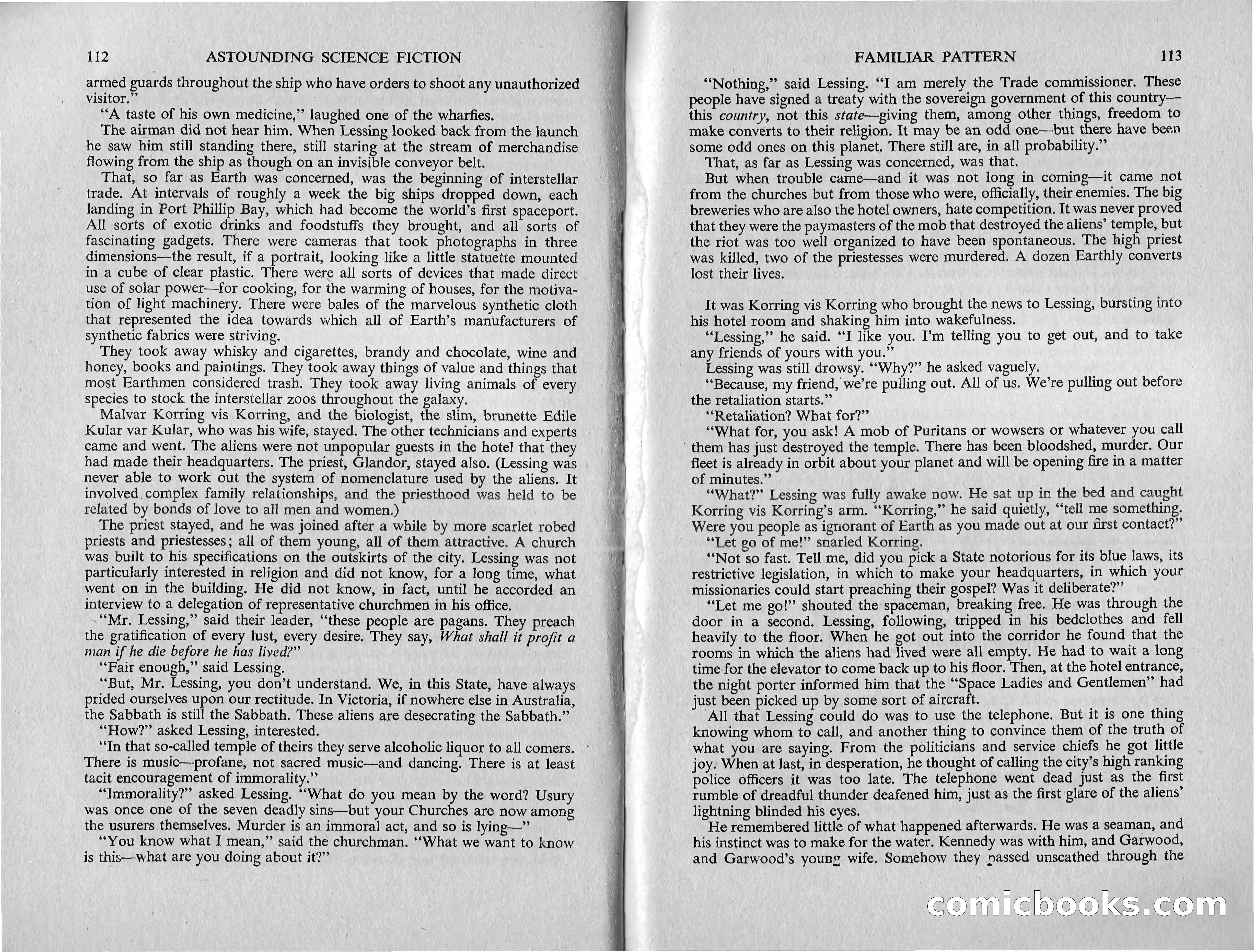 Astounding Science Fiction (British Edition) — page 58 of 67