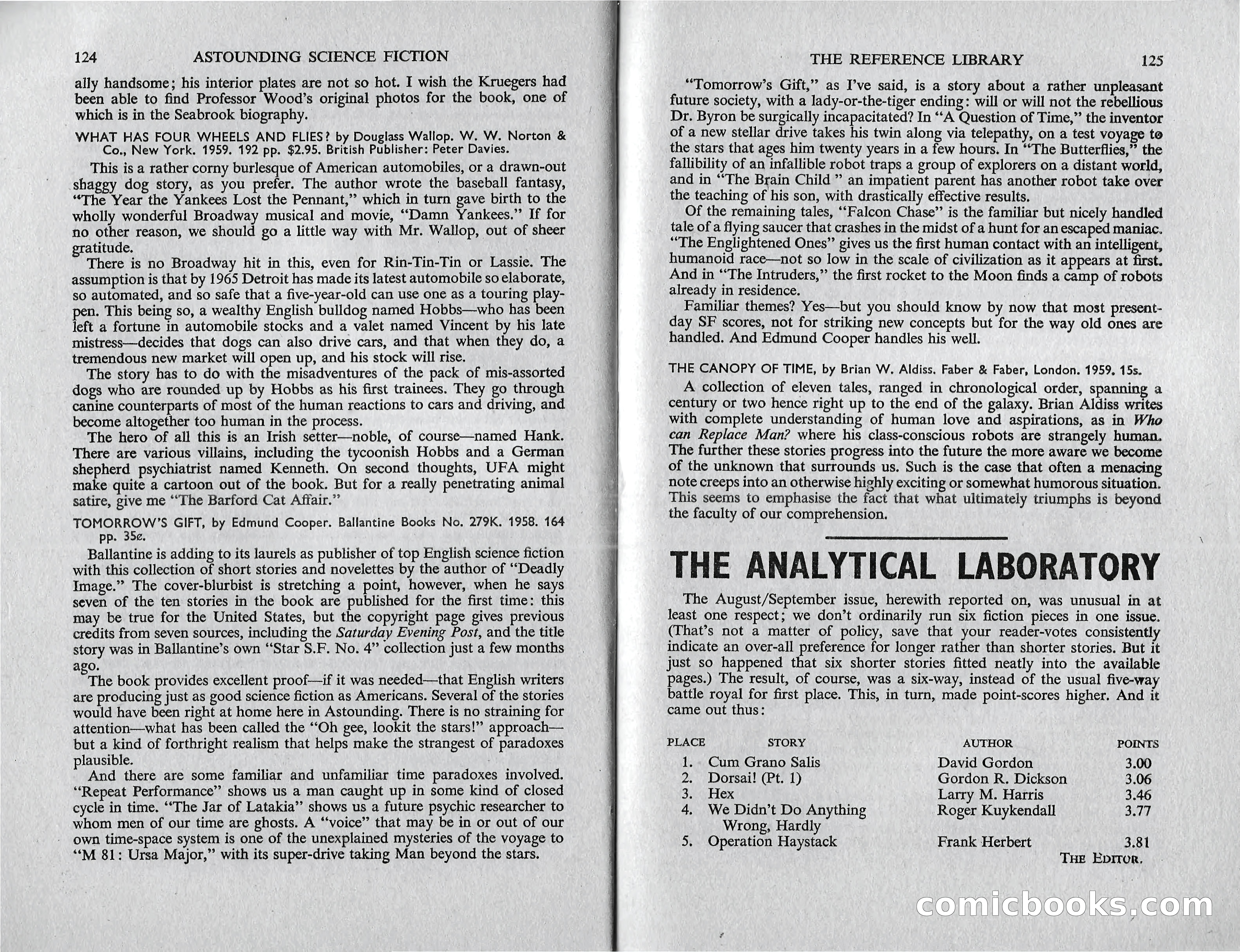Astounding Science Fiction (British Edition) — page 64 of 67