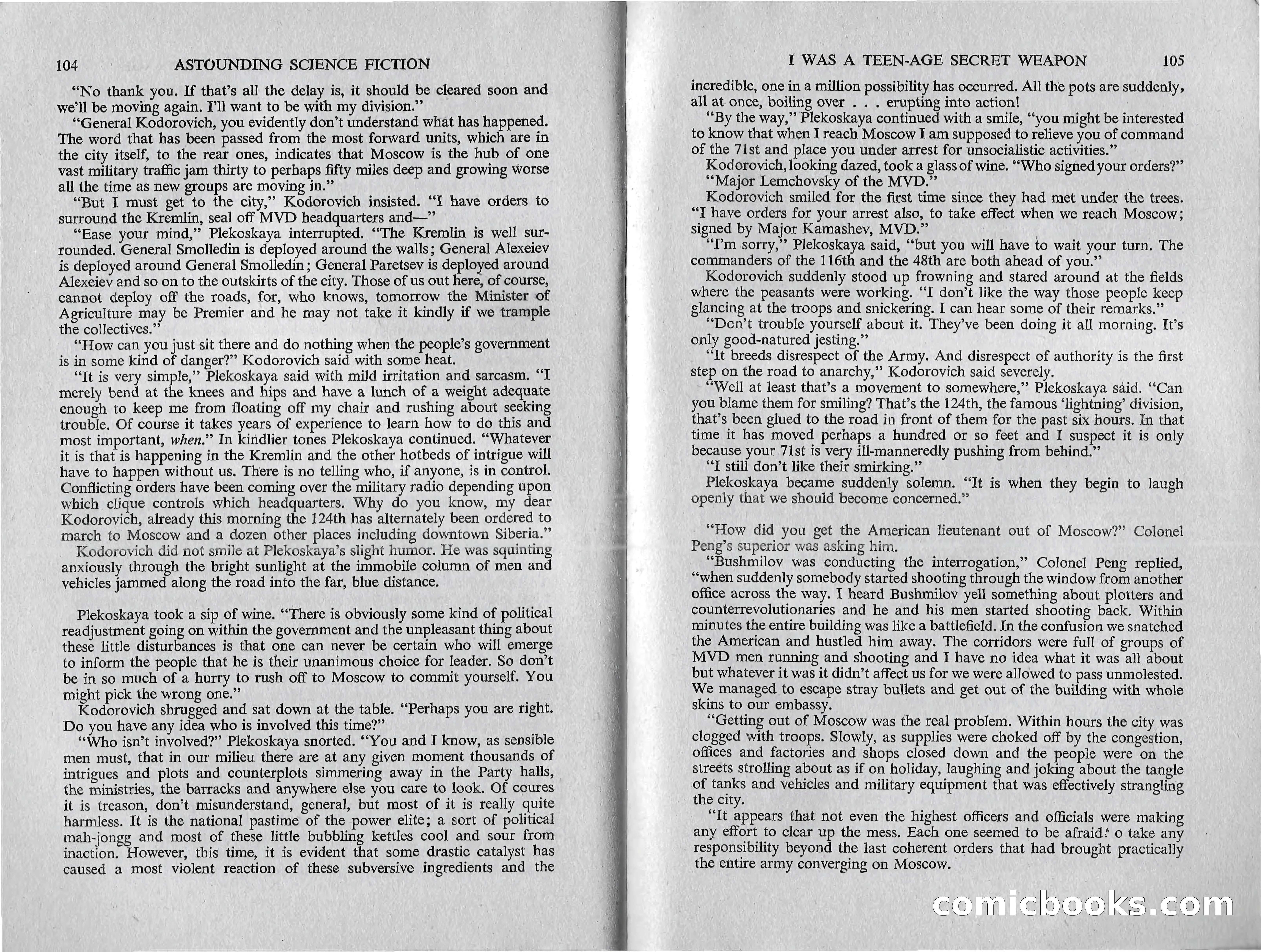 Astounding Science Fiction, February 1960 (British Edition) — page 54 of 67