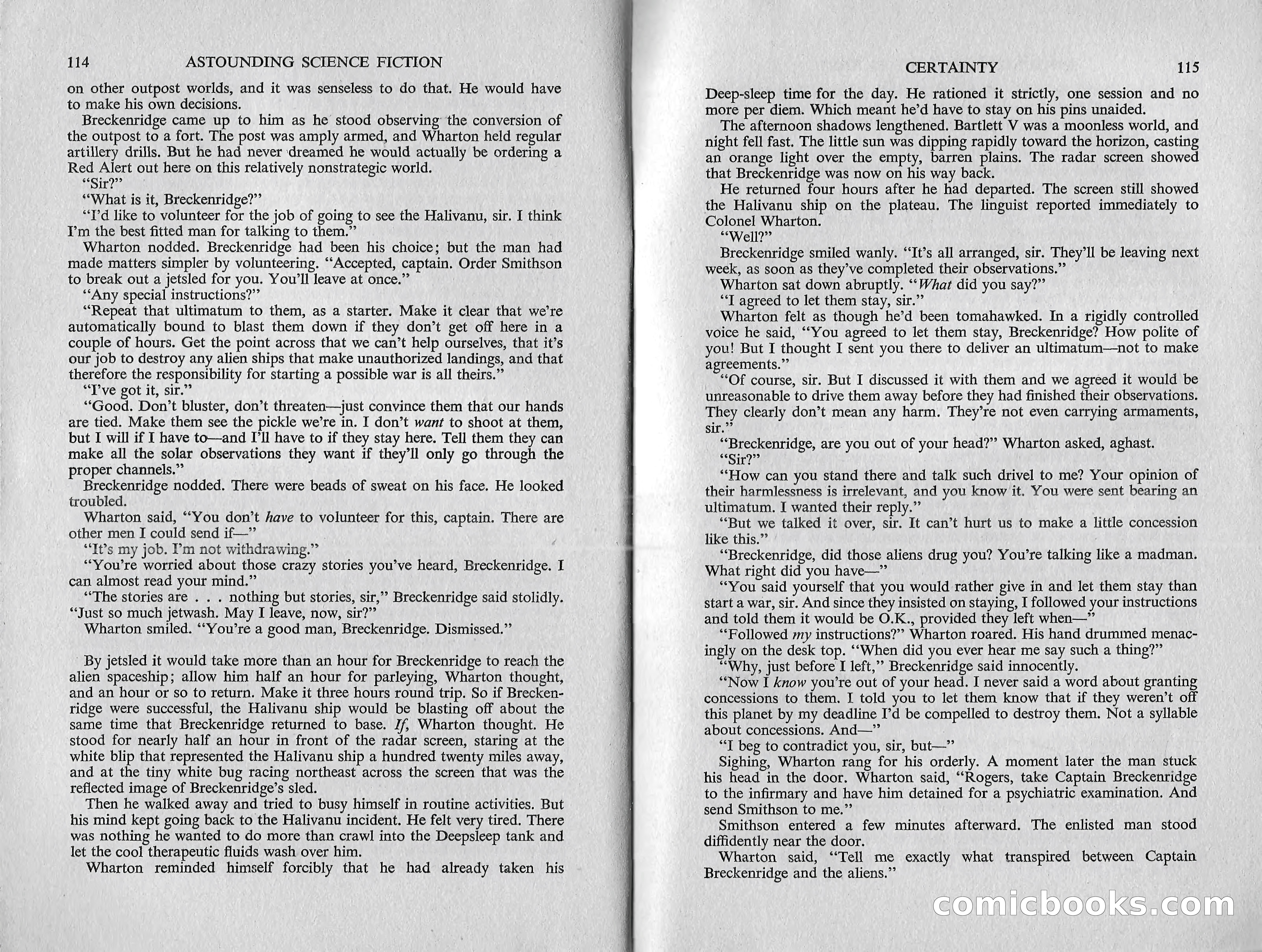 Astounding Science Fiction, February 1960 (British Edition) — page 59 of 67