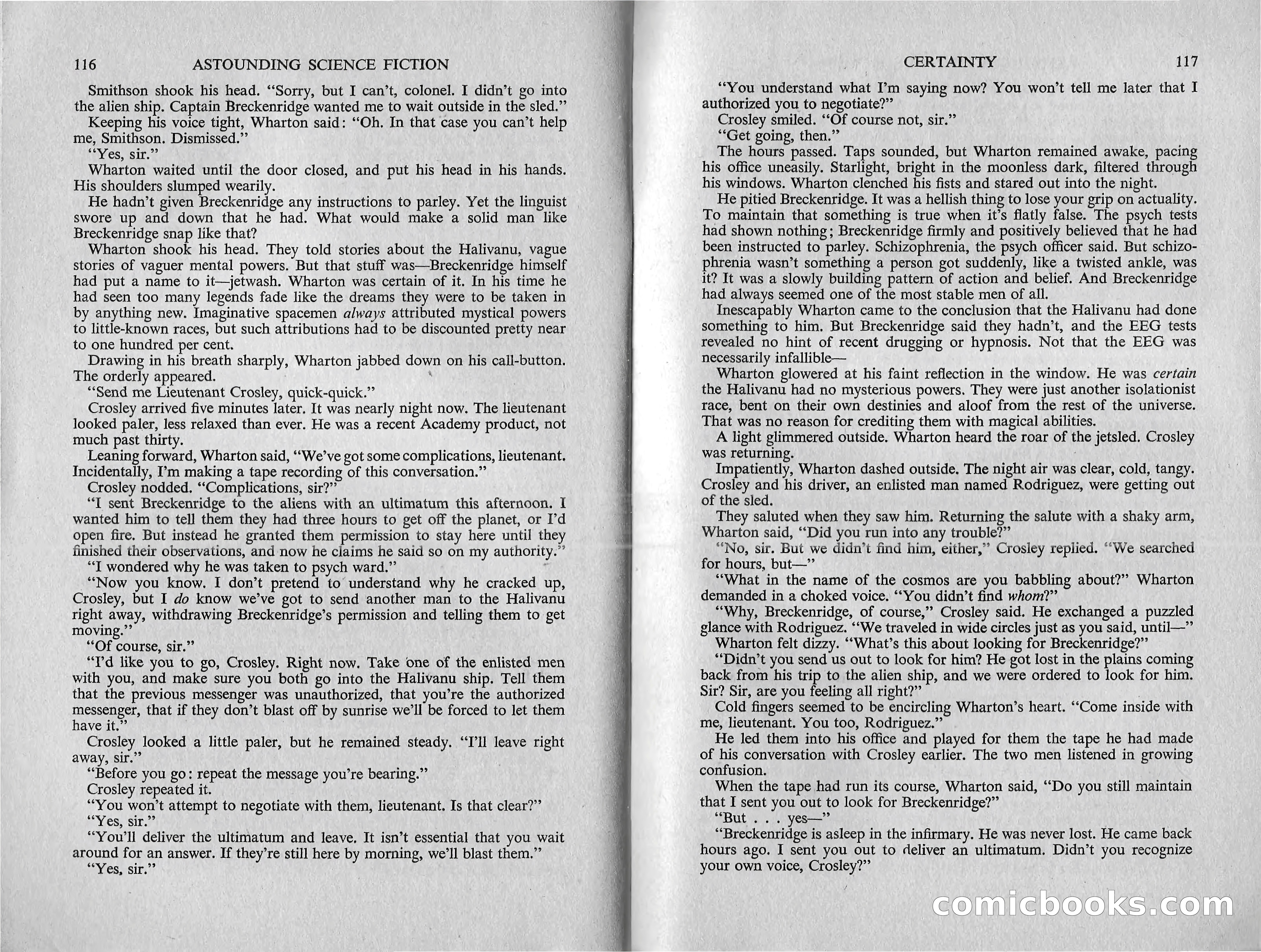 Astounding Science Fiction, February 1960 (British Edition) — page 60 of 67