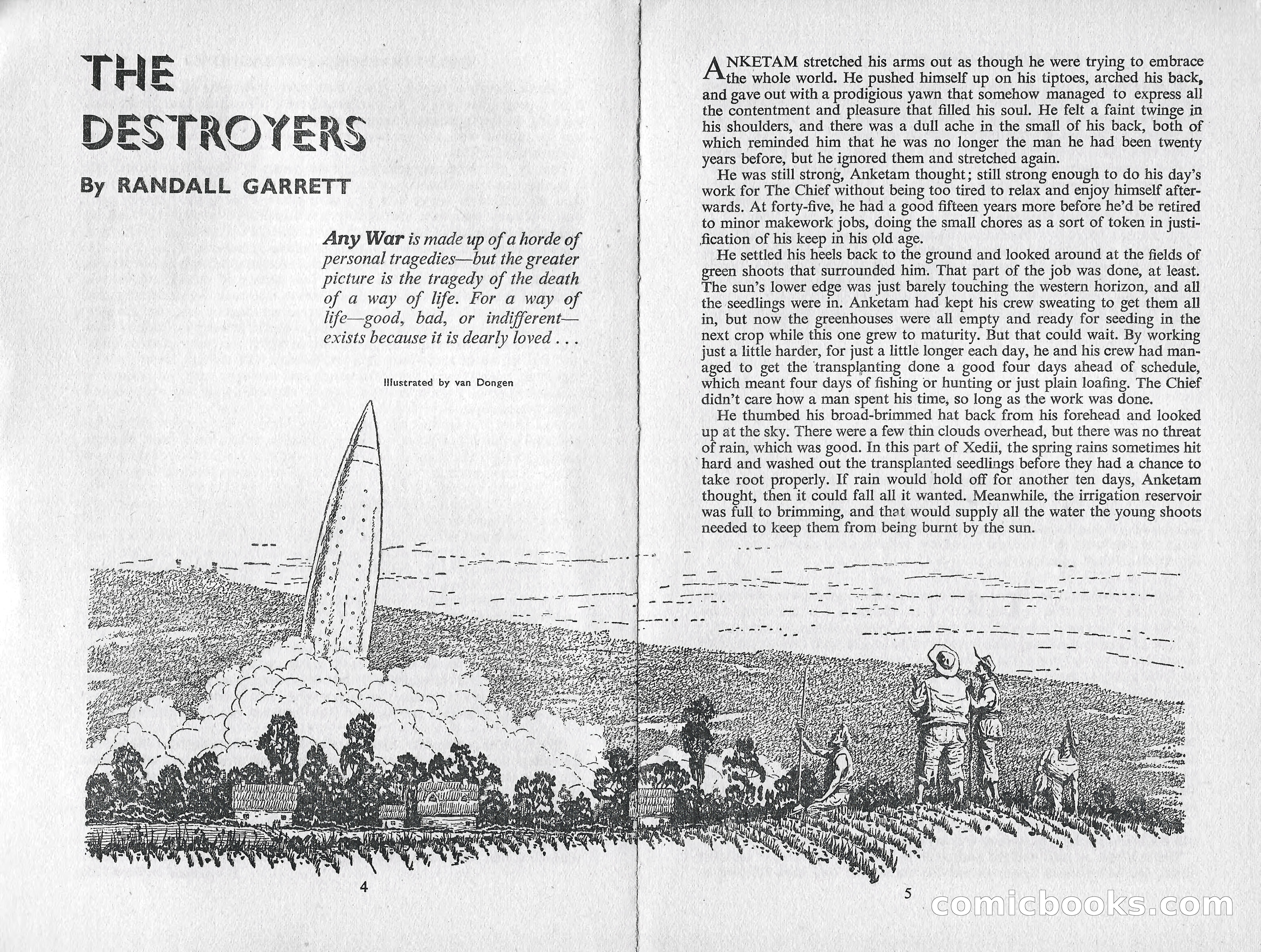 Astounding Science Fiction, March 1960 (British Edition) — page 4 of 67