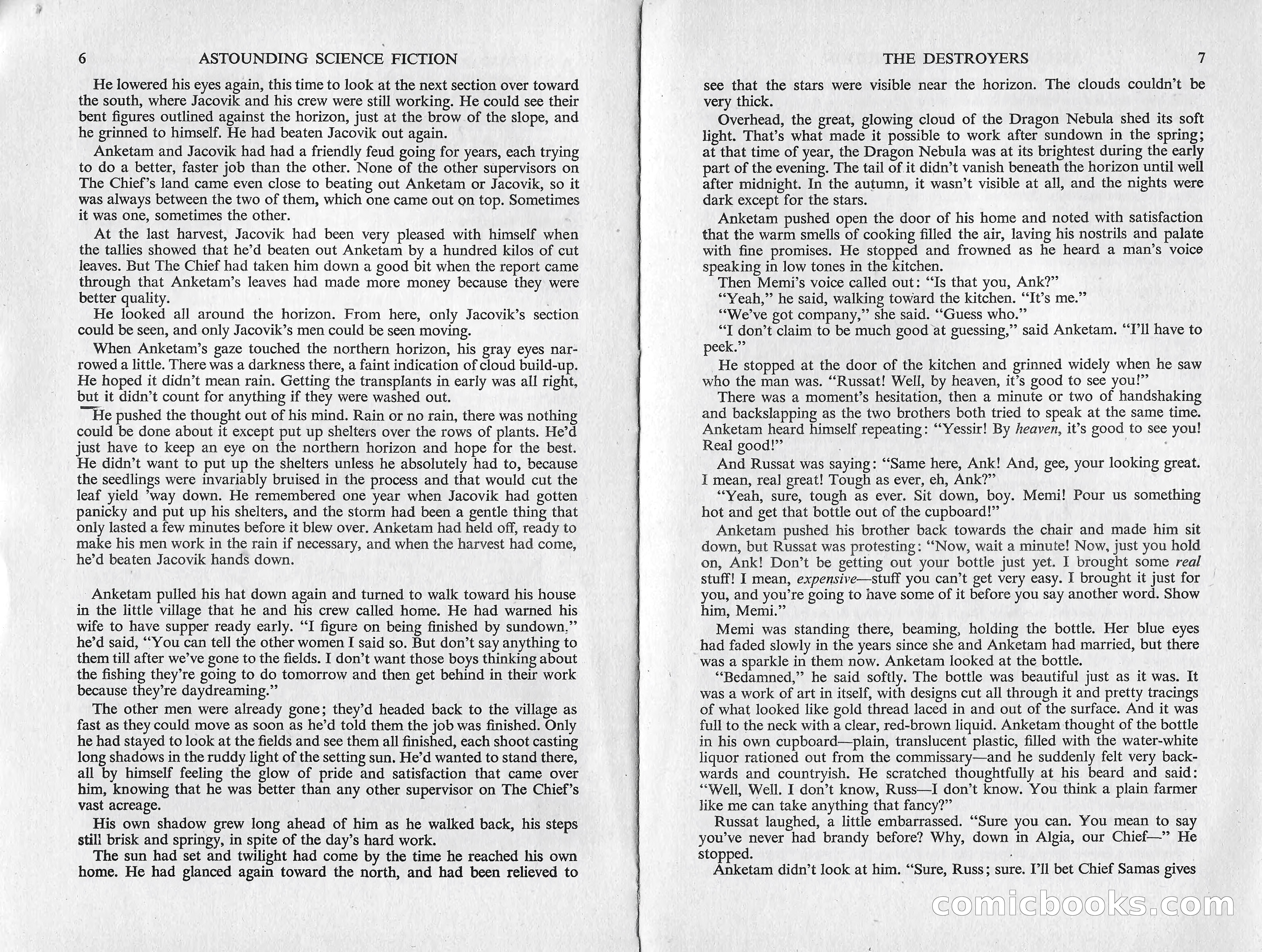 Astounding Science Fiction, March 1960 (British Edition) — page 5 of 67