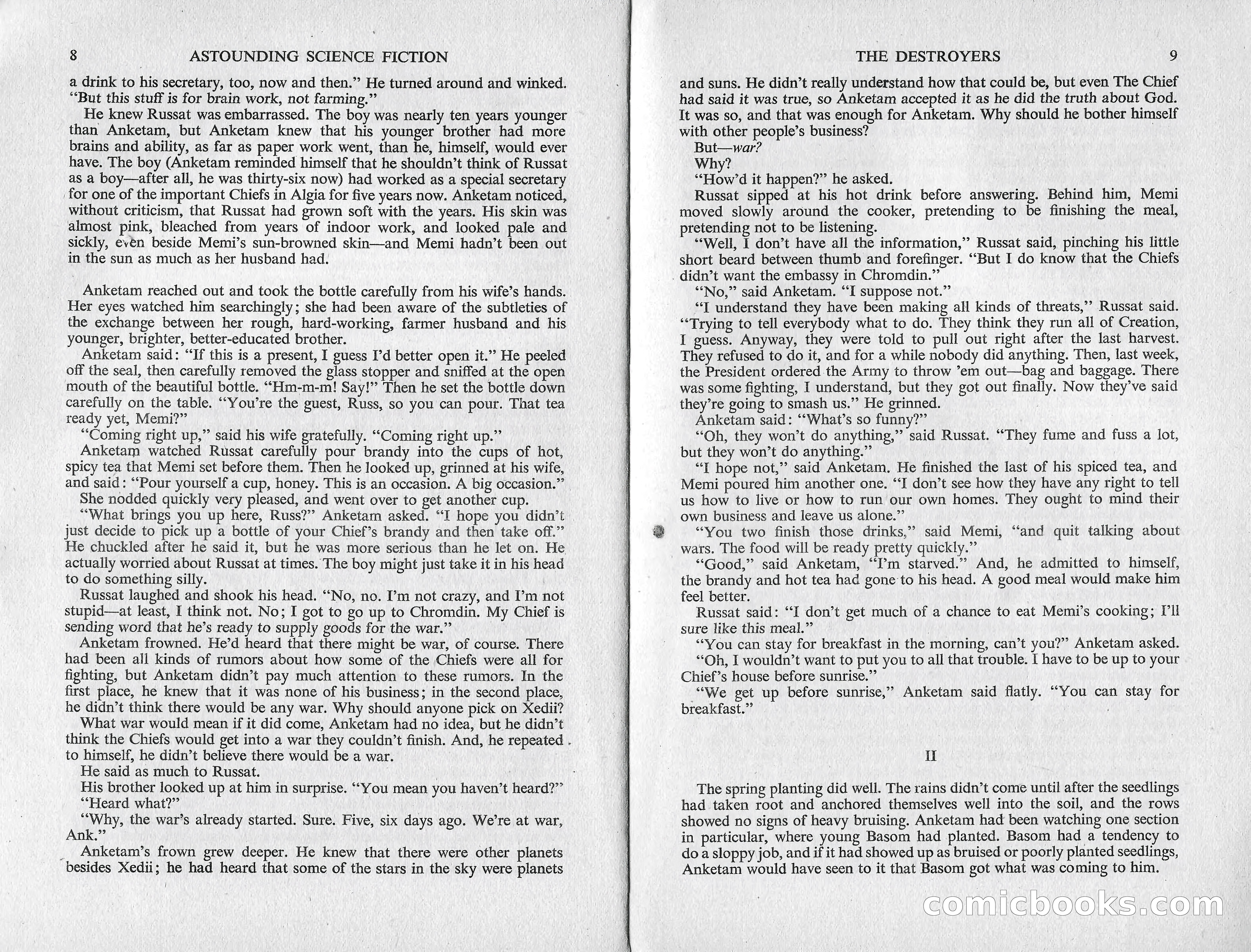 Astounding Science Fiction, March 1960 (British Edition) — page 6 of 67