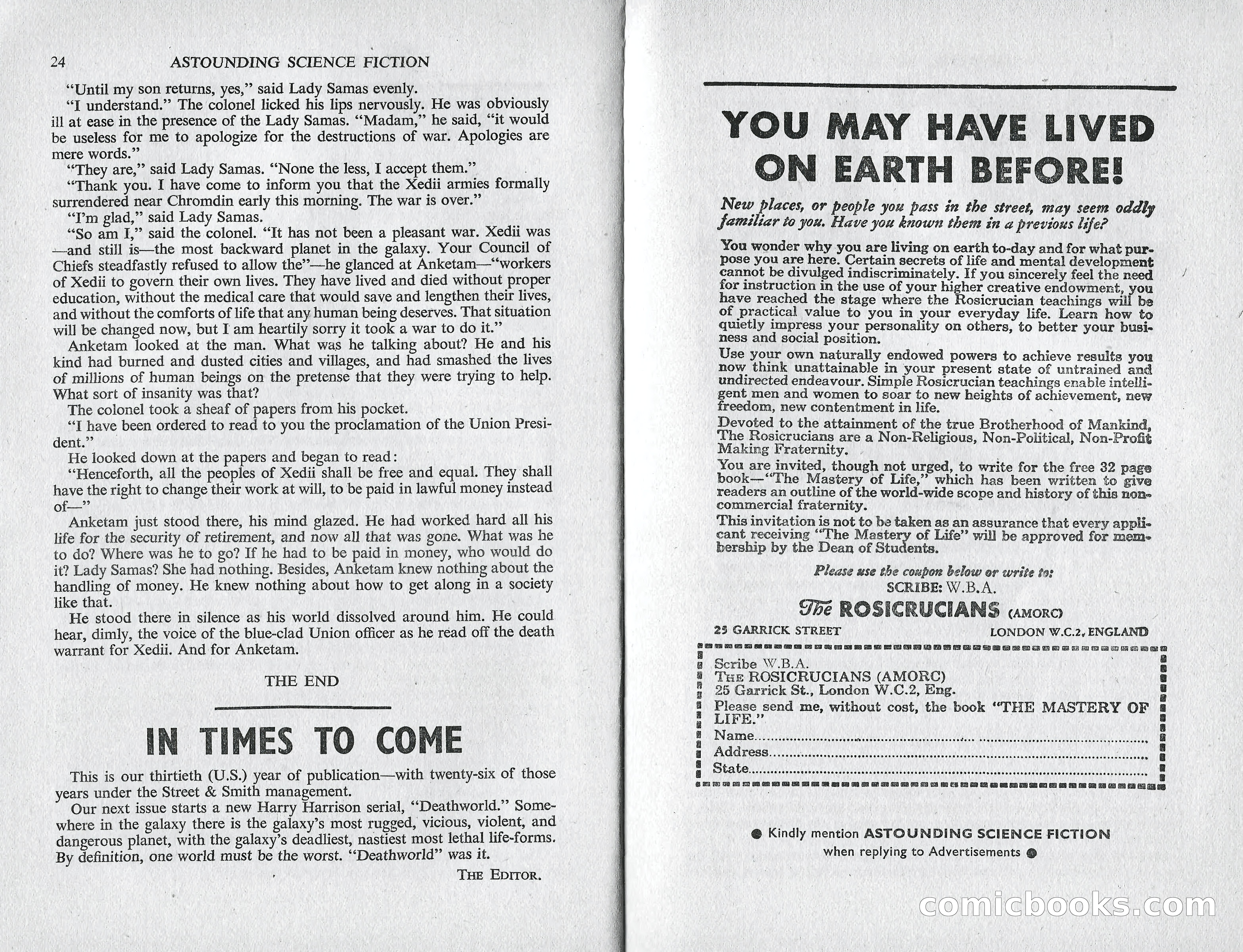 Astounding Science Fiction, March 1960 (British Edition) — page 14 of 67
