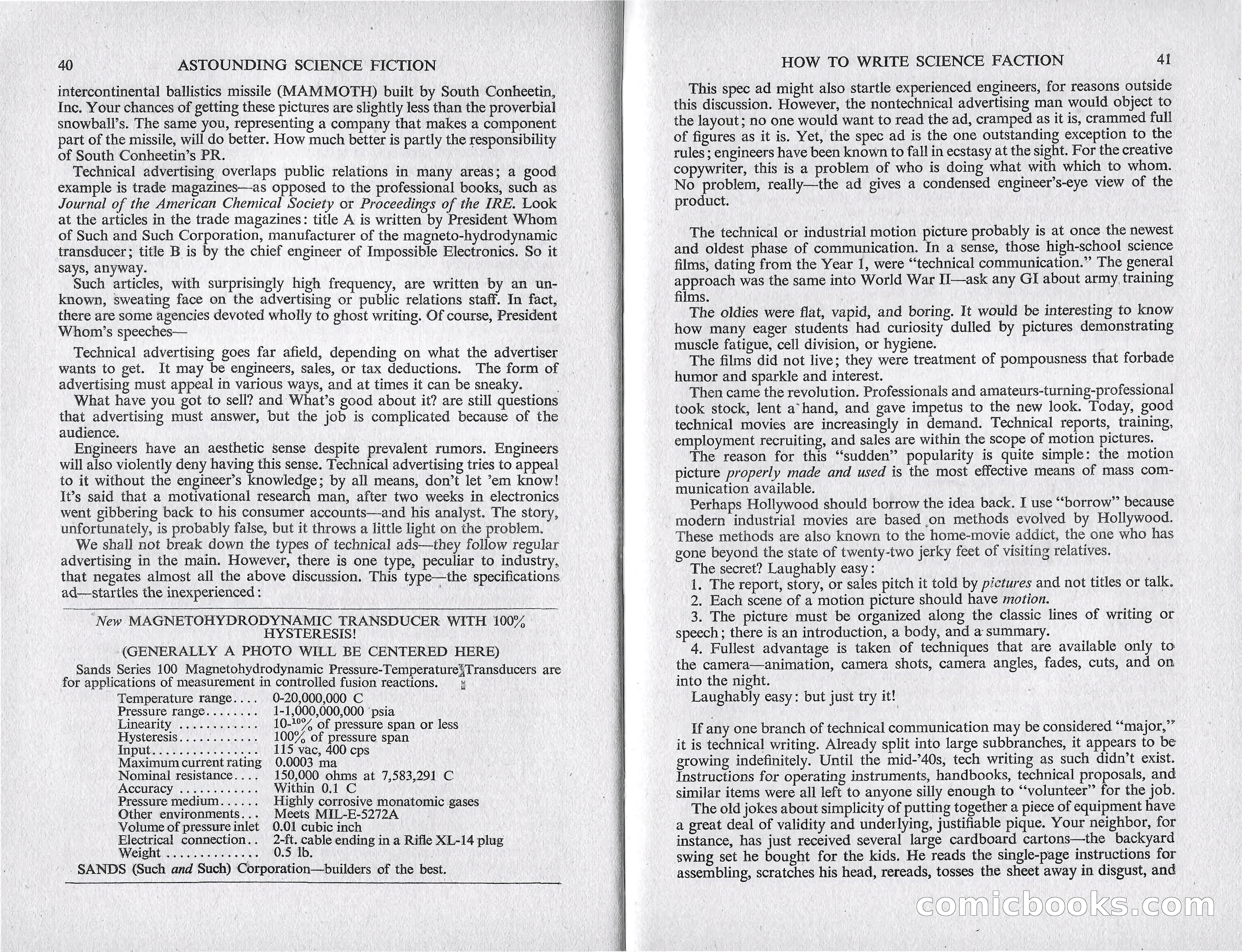 Astounding Science Fiction, March 1960 (British Edition) — page 22 of 67