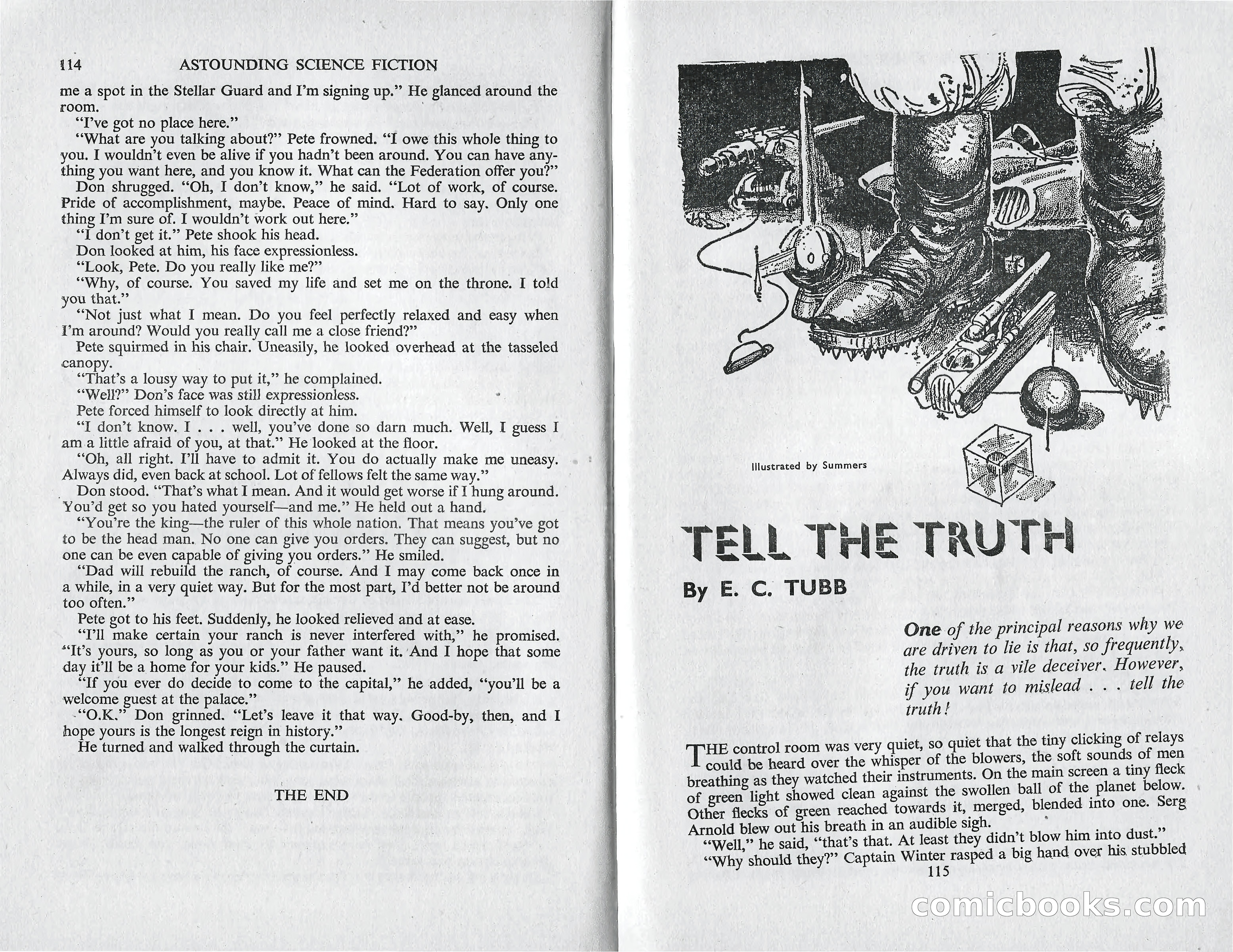 Astounding Science Fiction, March 1960 (British Edition) — page 59 of 67