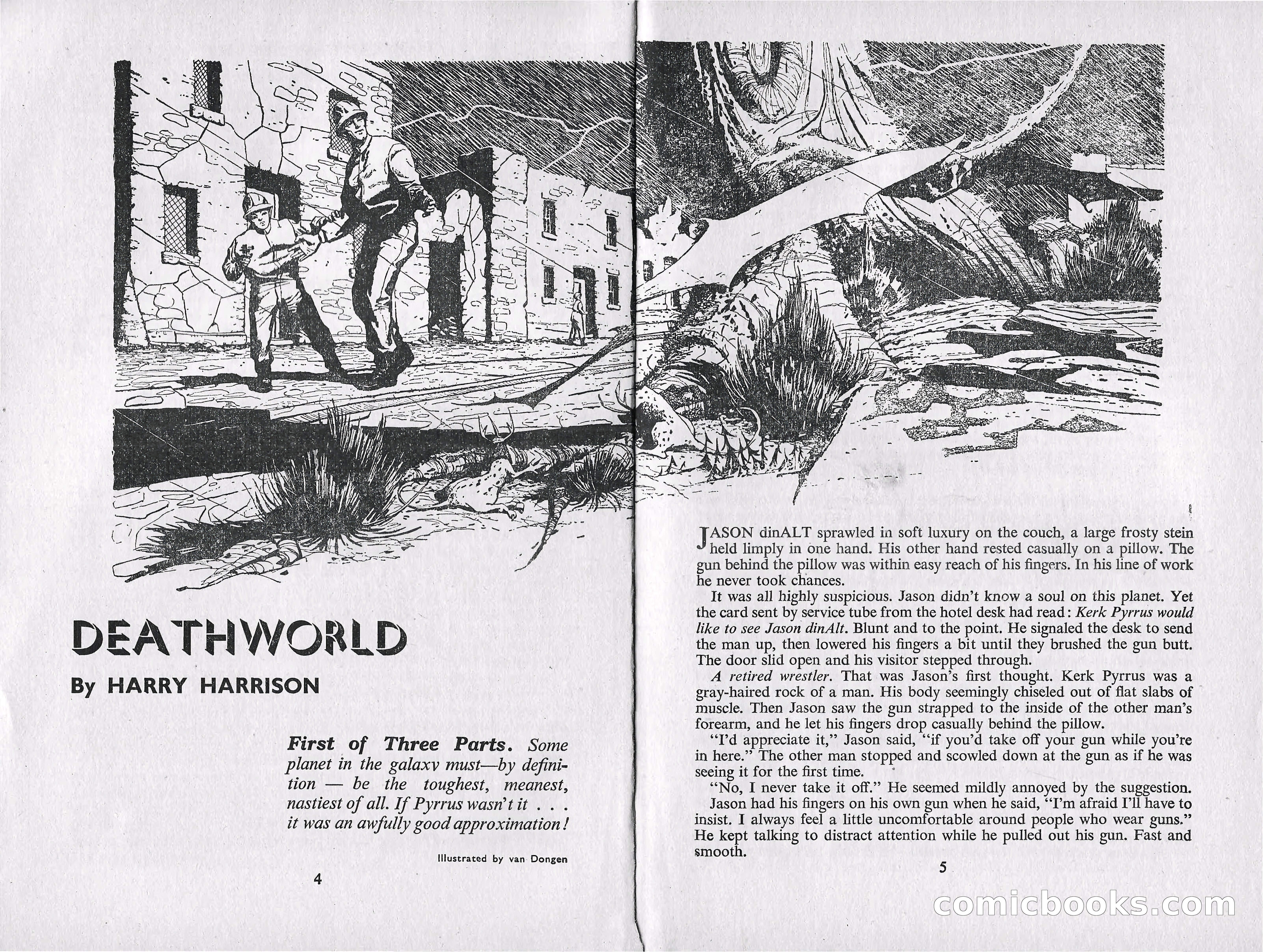 Astounding Science Fiction, April 1960 (British Edition) — page 4 of 67