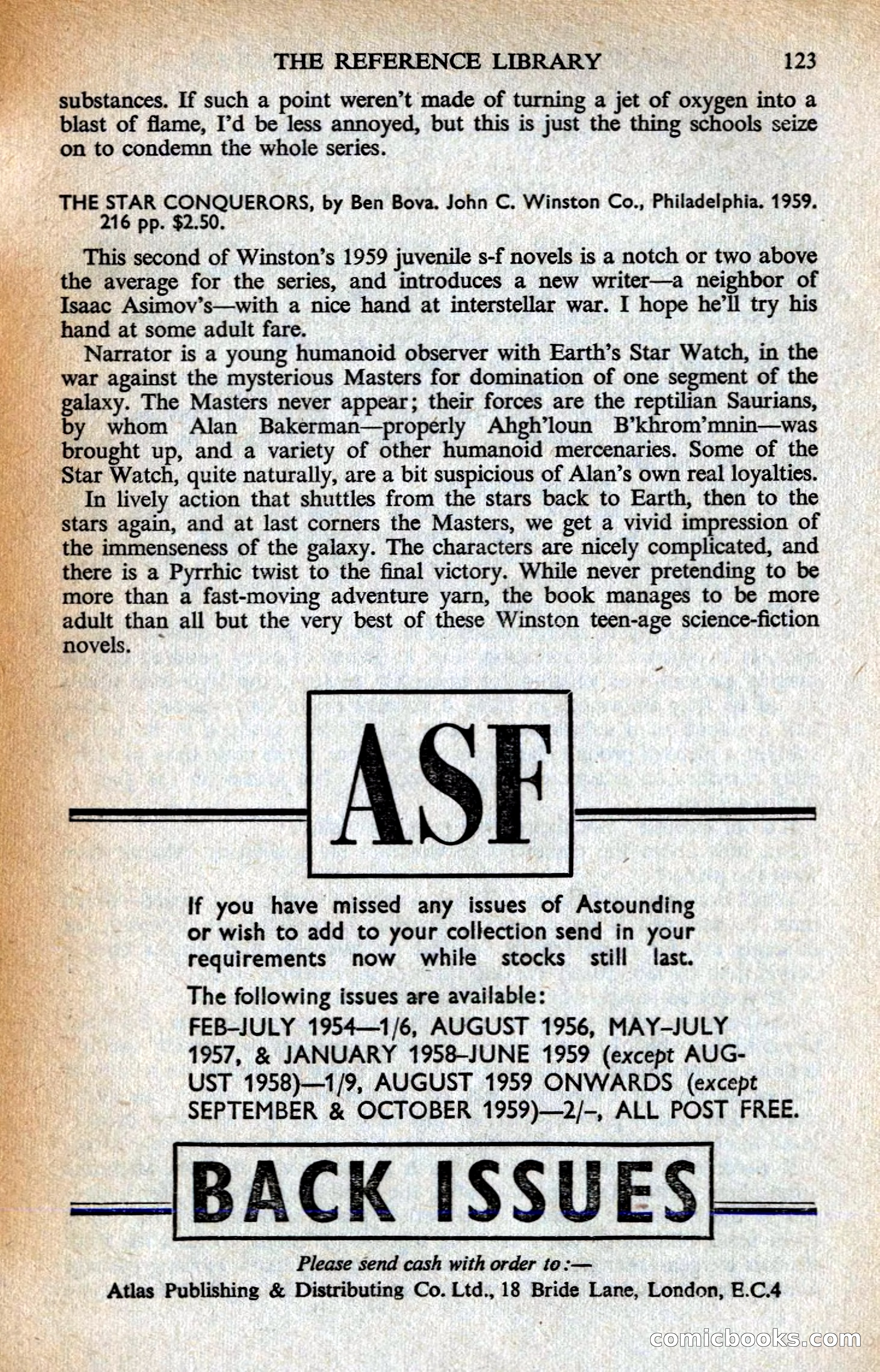 Astounding British Edition, Vol. 16, No. 9 — page 125 of 132