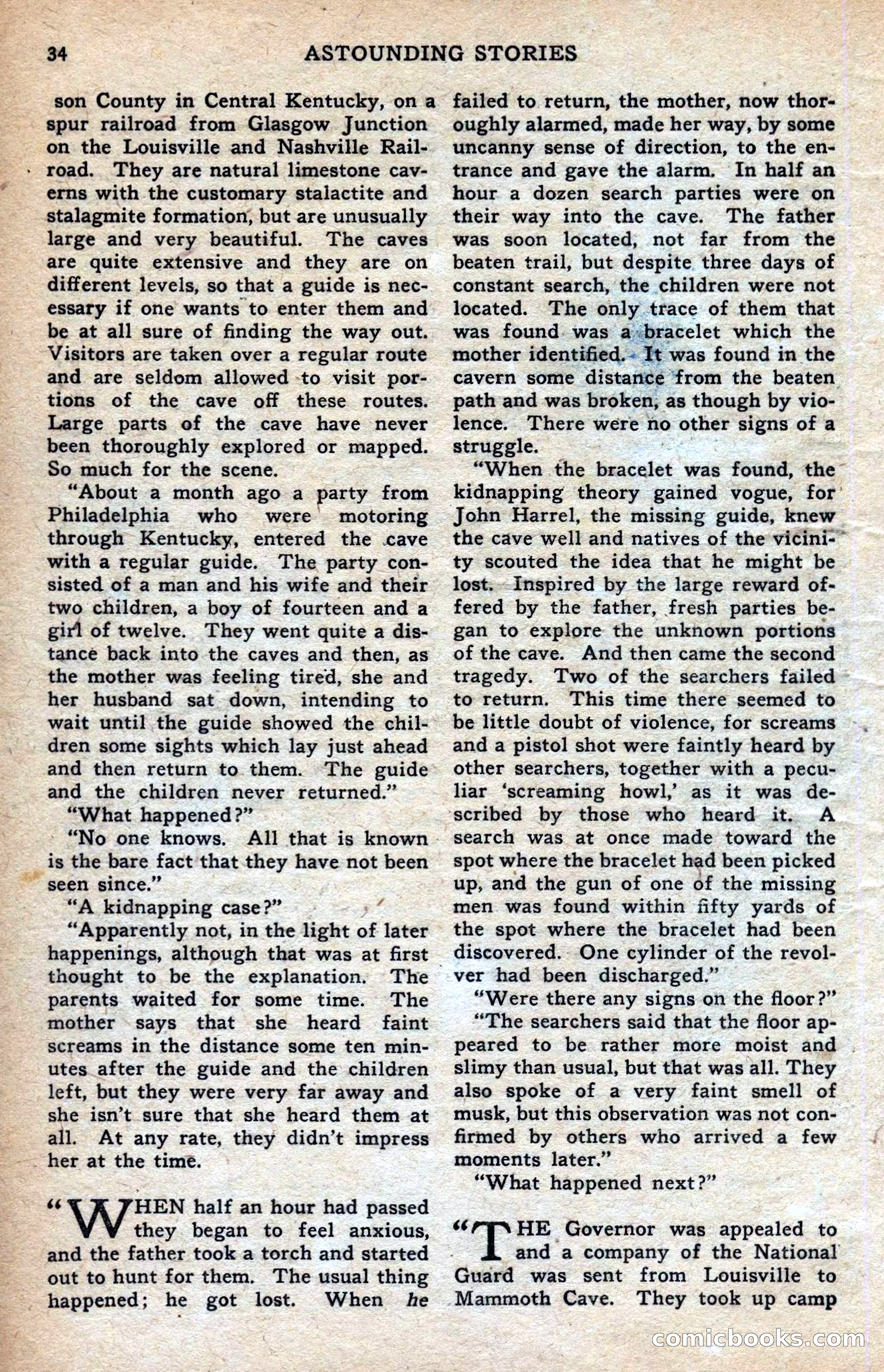 Astounding Stories of Super Science — page 36 of 148