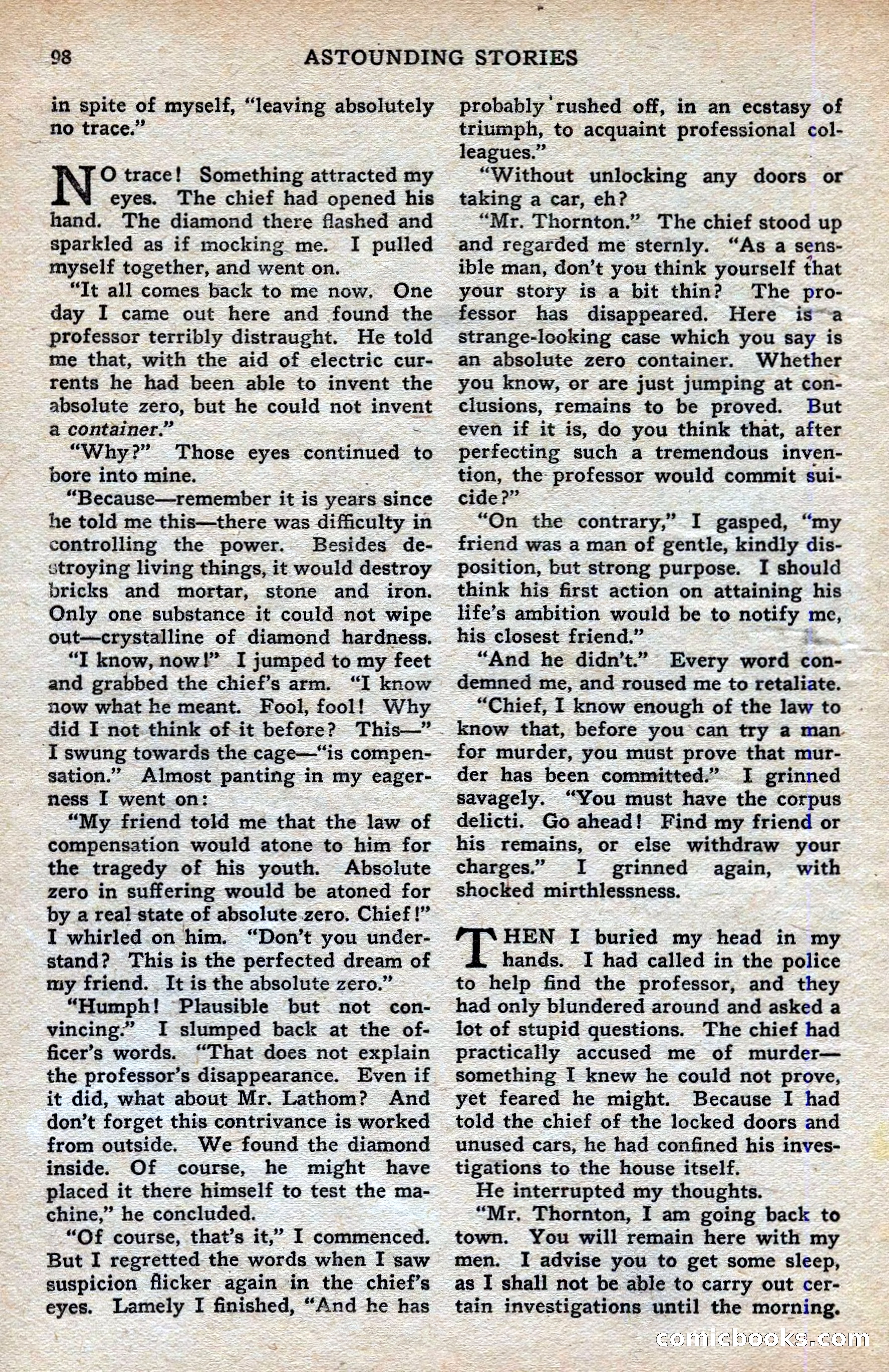 Astounding Stories of Super Science — page 100 of 148
