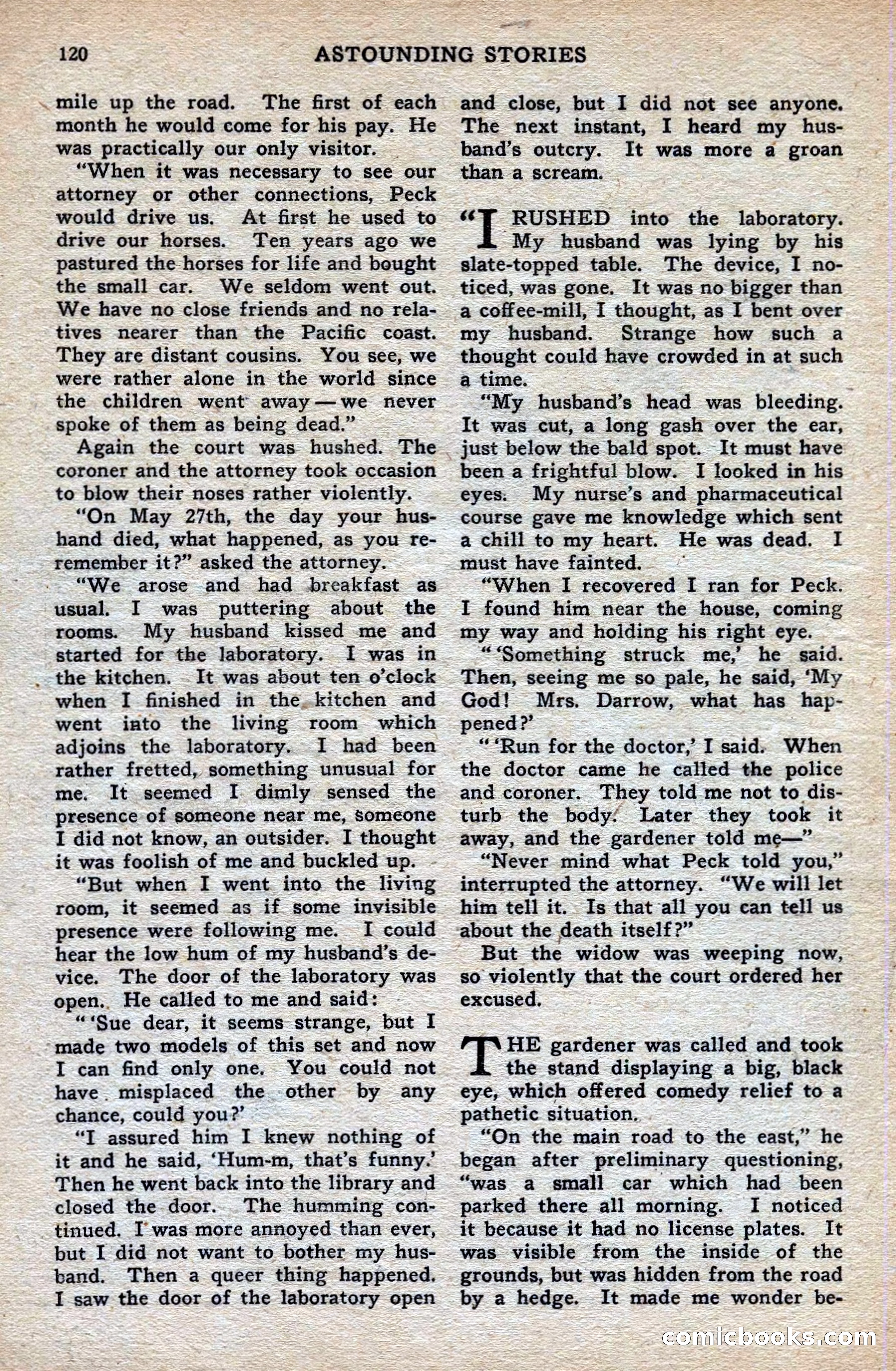 Astounding Stories of Super Science — page 122 of 148