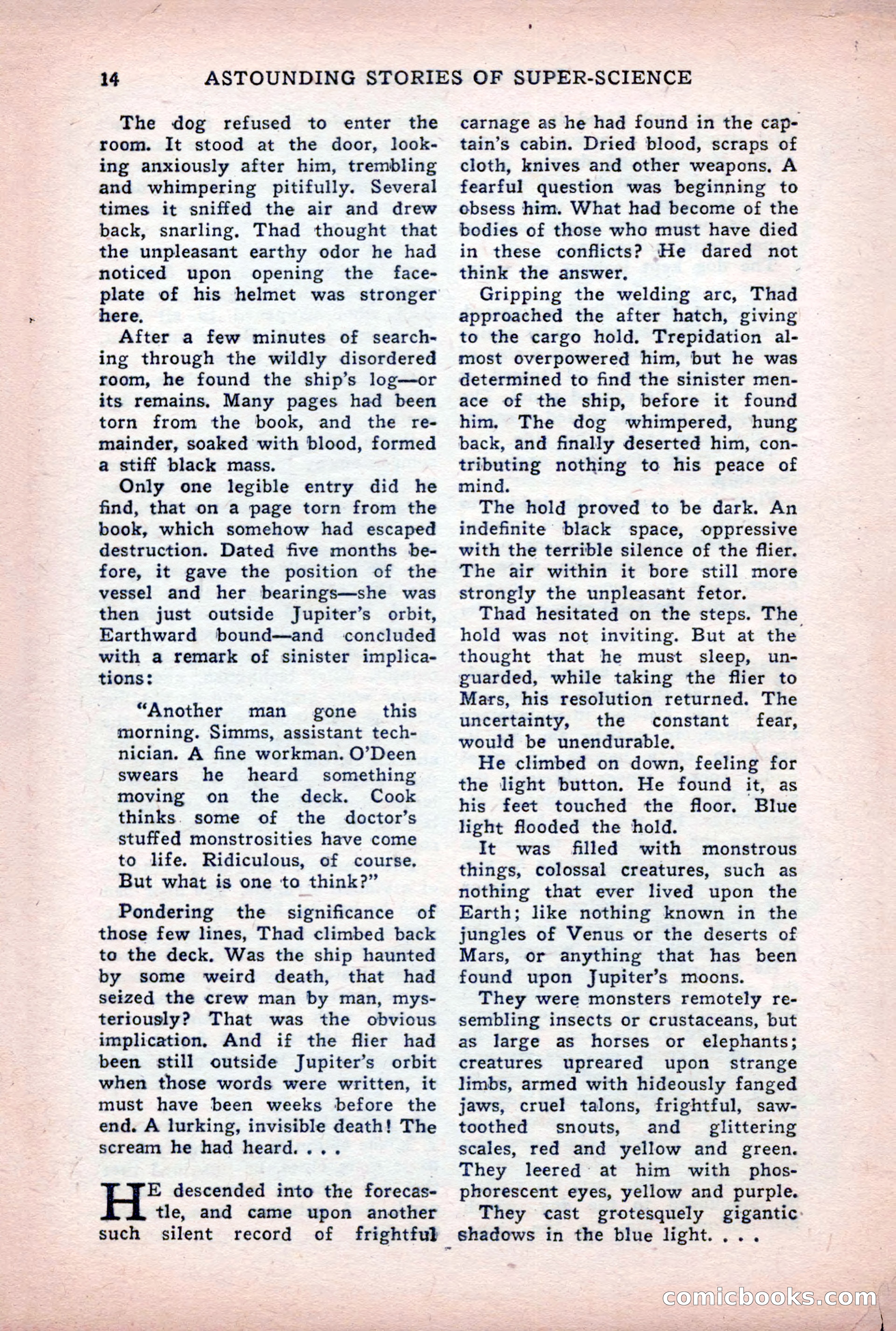 Astounding Stories of Super-Science, March 1933 — page 16 of 148