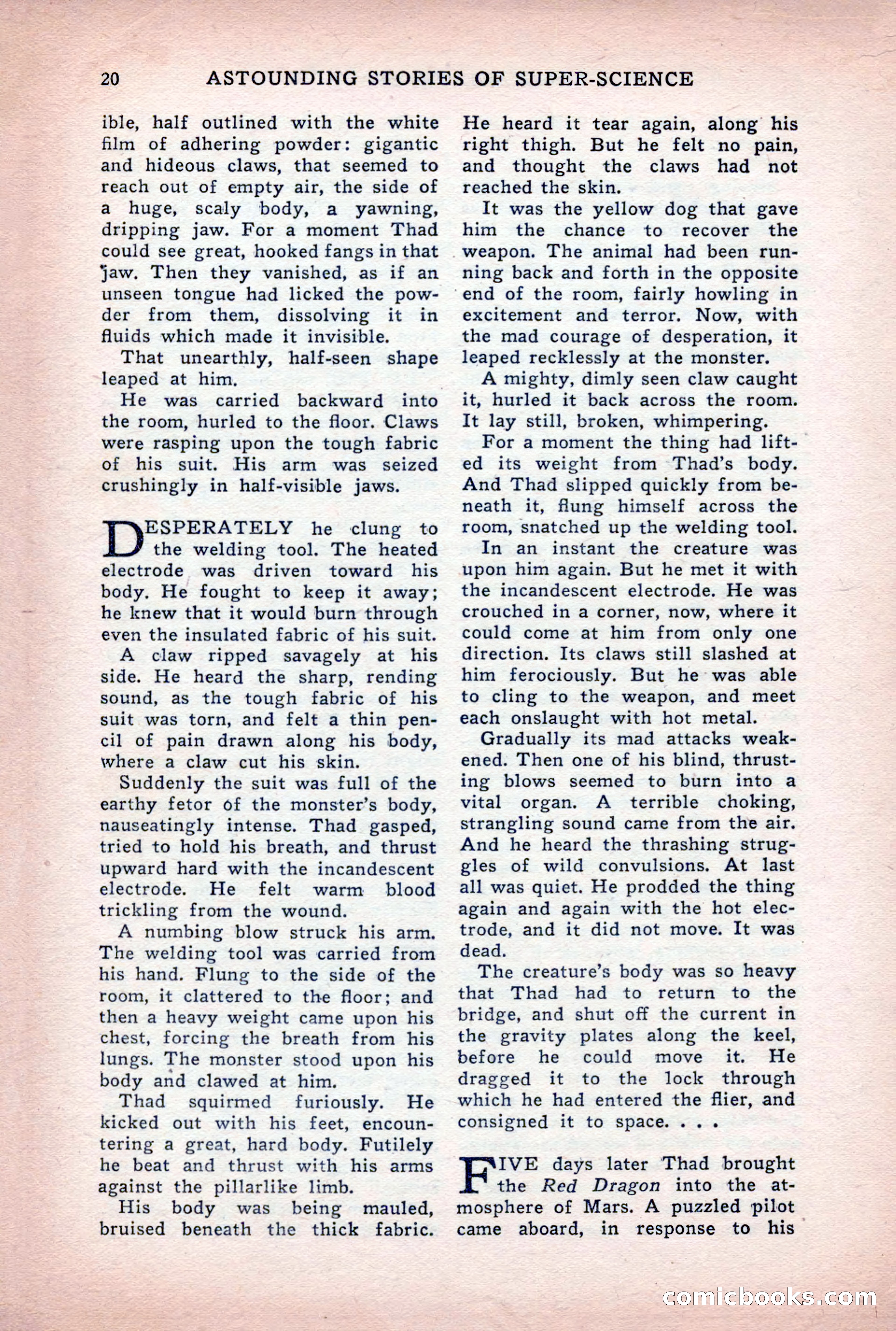 Astounding Stories of Super-Science, March 1933 — page 22 of 148