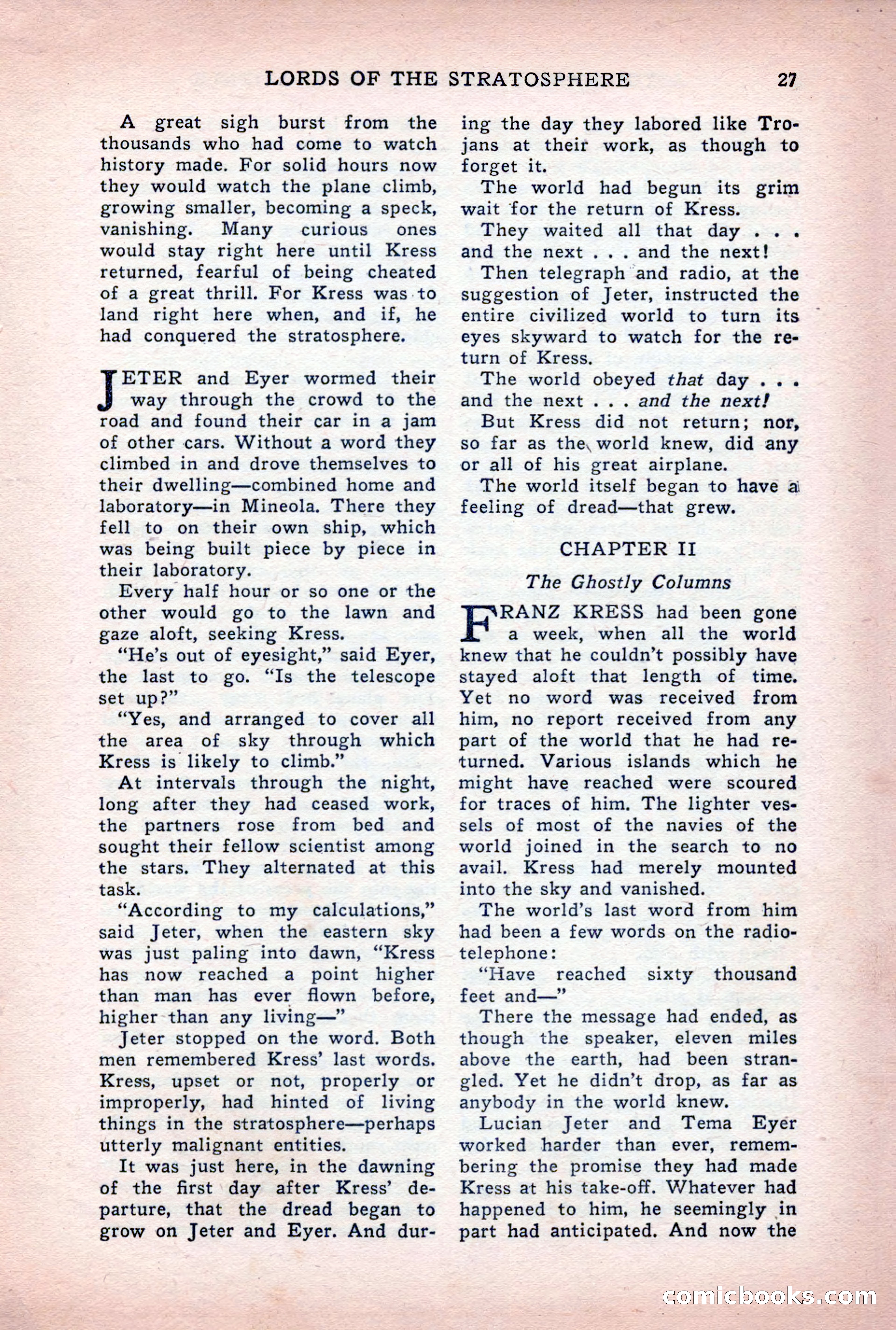 Astounding Stories of Super-Science, March 1933 — page 29 of 148