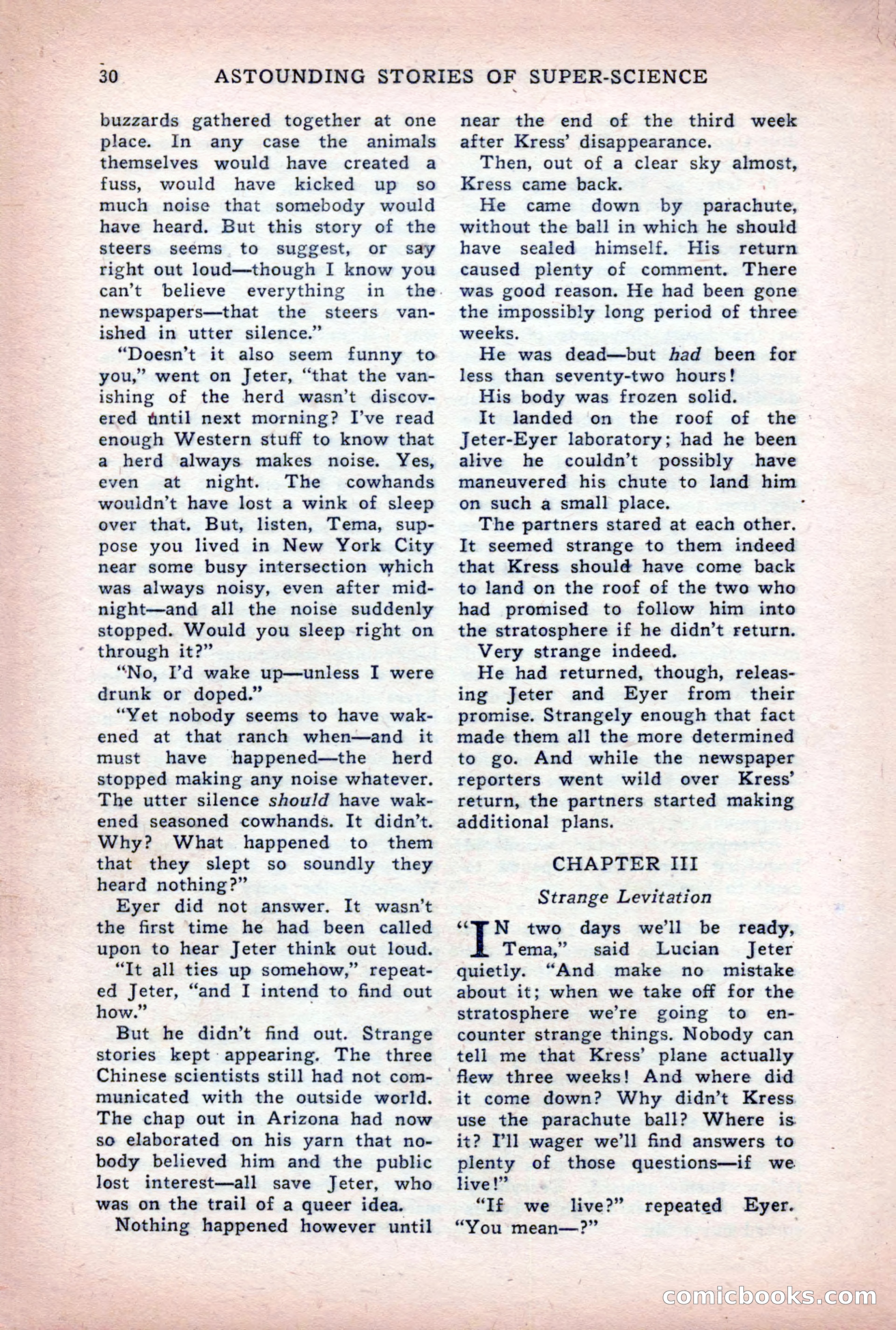 Astounding Stories of Super-Science, March 1933 — page 32 of 148