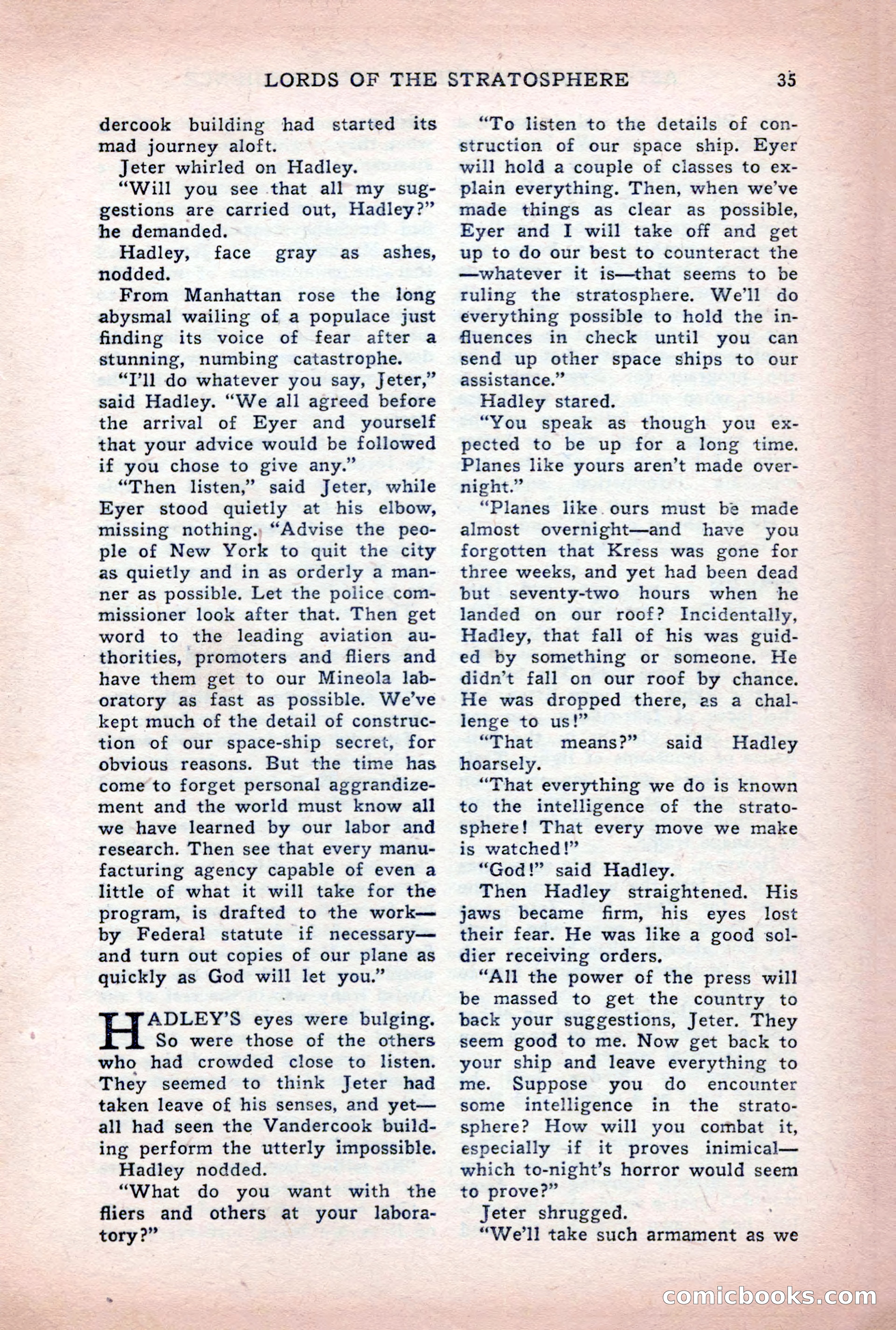Astounding Stories of Super-Science, March 1933 — page 37 of 148