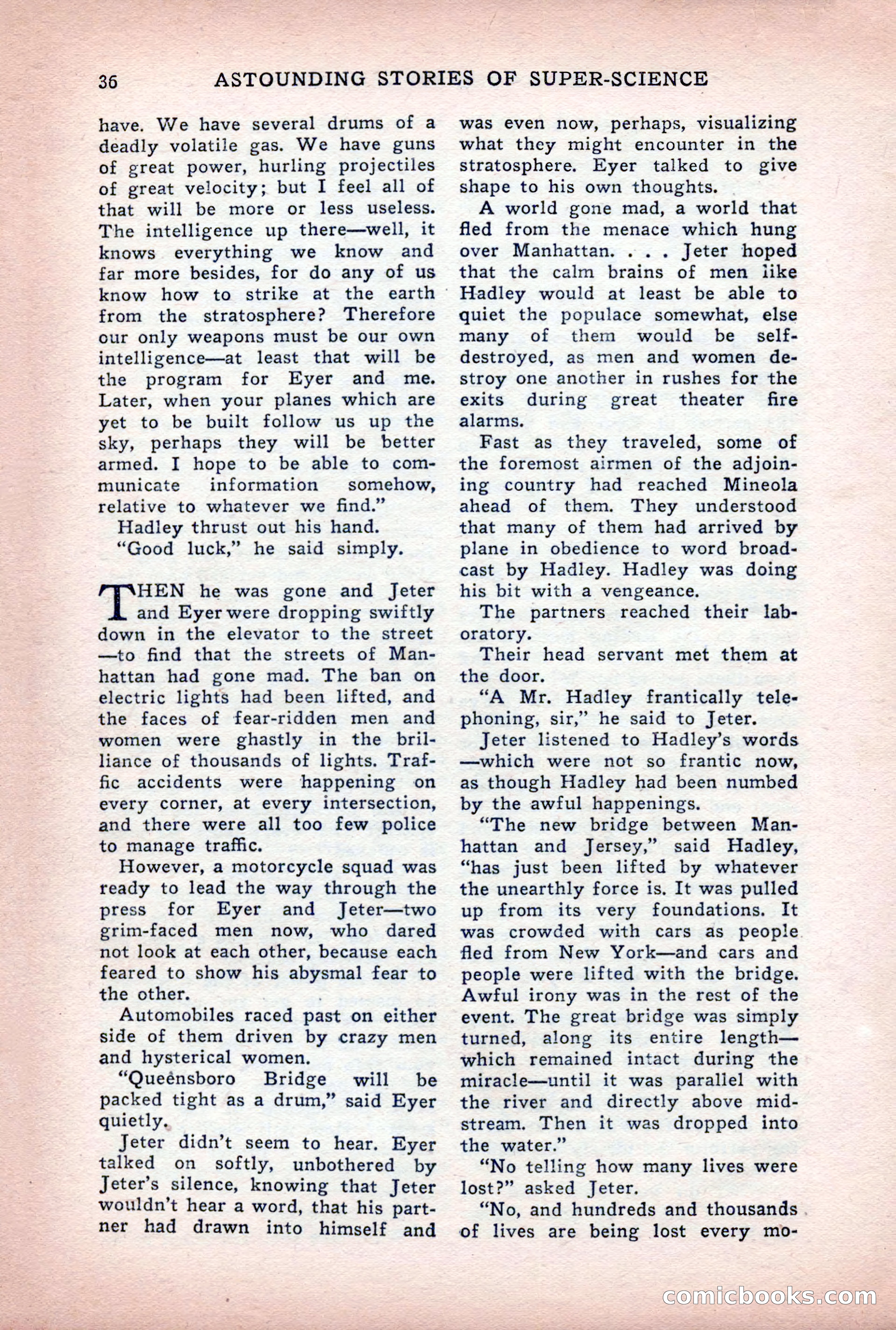Astounding Stories of Super-Science, March 1933 — page 38 of 148