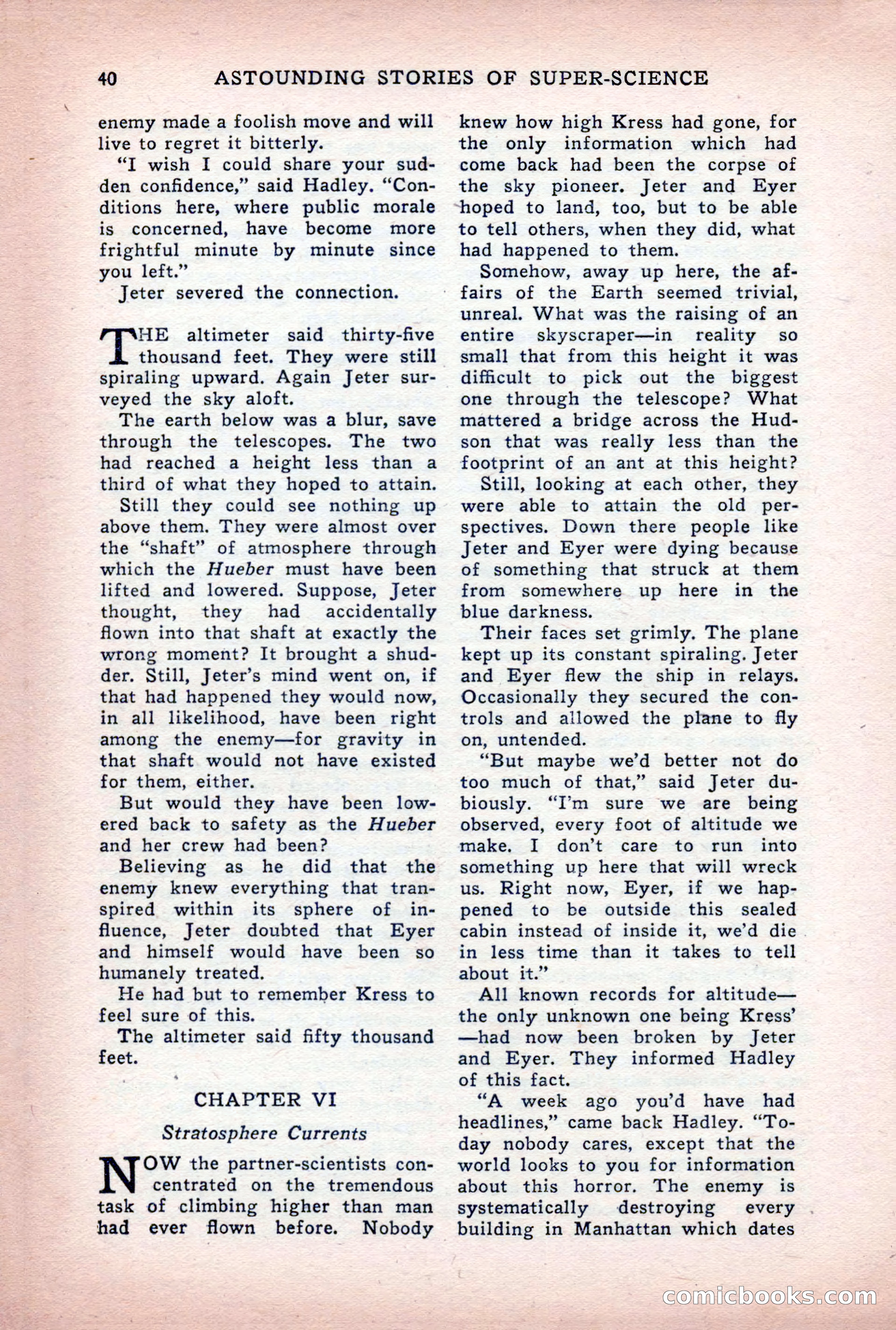Astounding Stories of Super-Science, March 1933 — page 42 of 148
