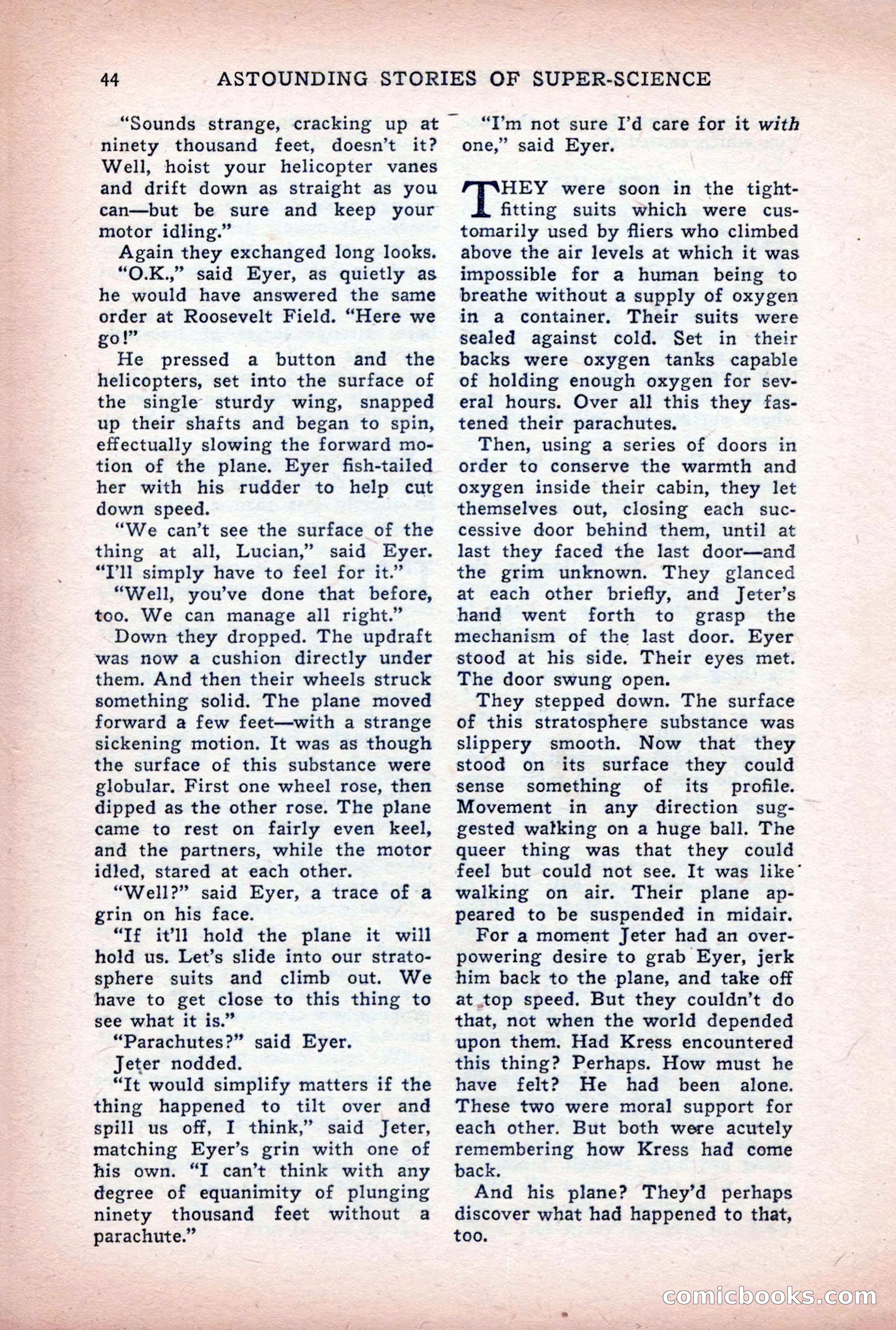 Astounding Stories of Super-Science, March 1933 — page 46 of 148