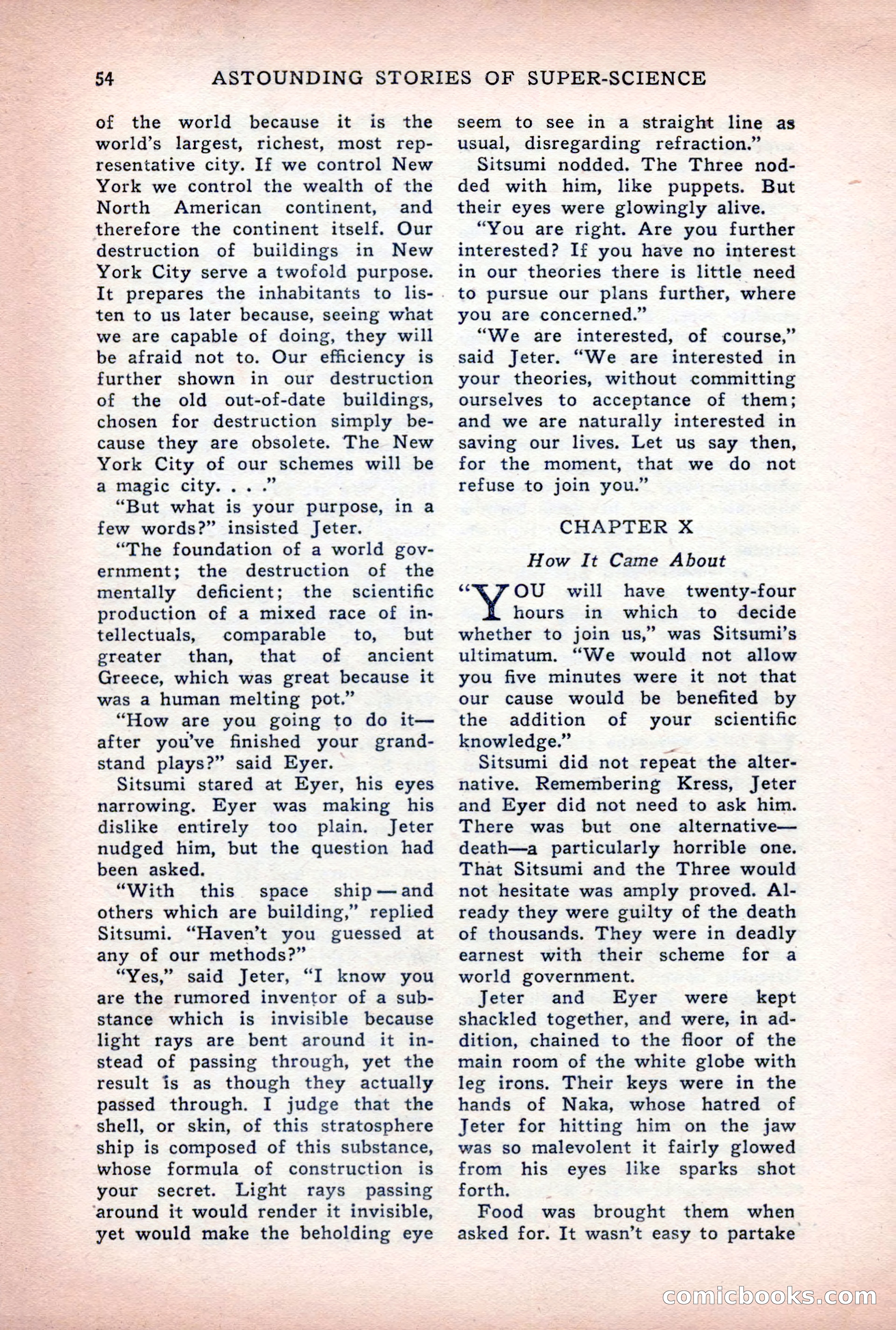 Astounding Stories of Super-Science, March 1933 — page 56 of 148