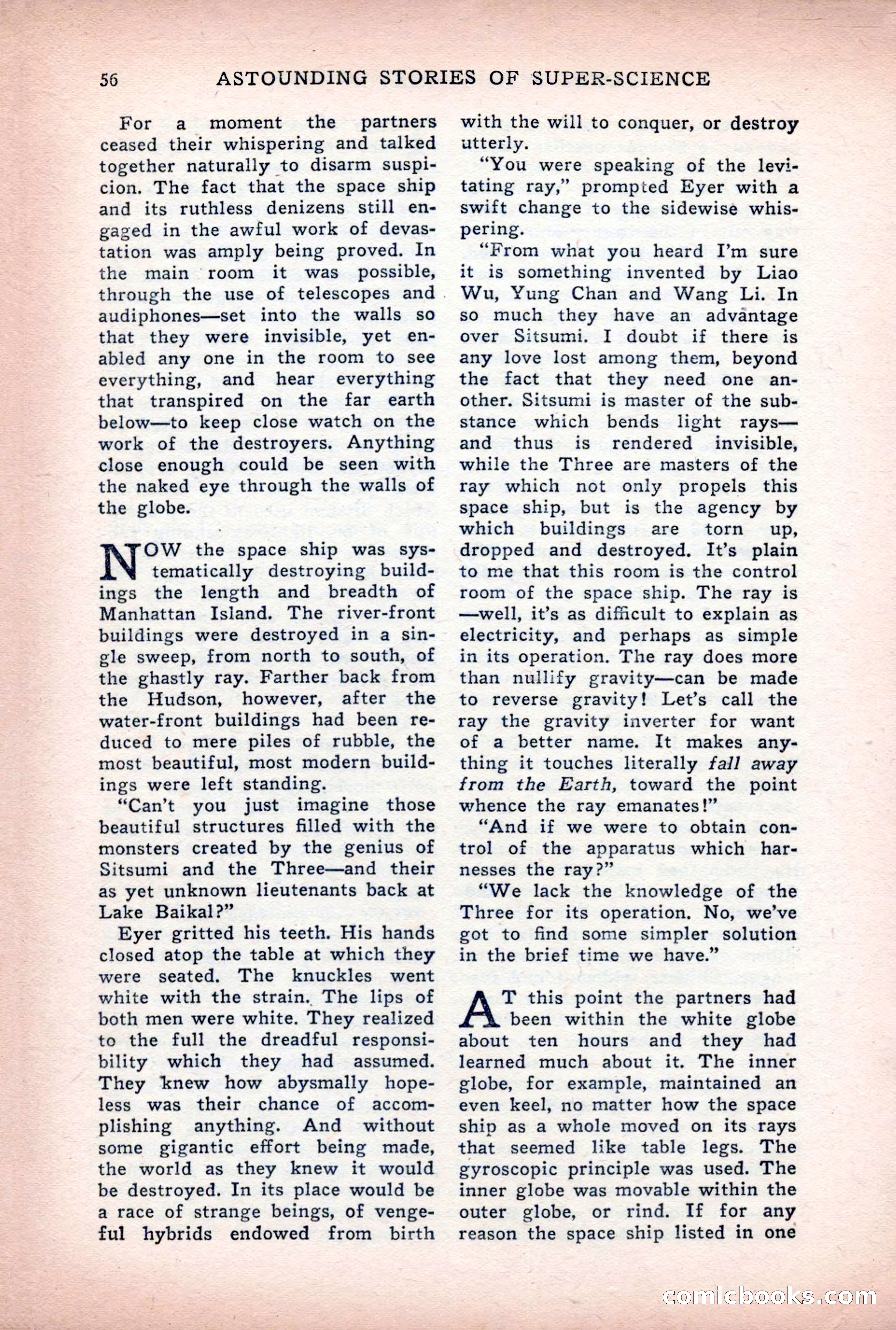 Astounding Stories of Super-Science, March 1933 — page 58 of 148