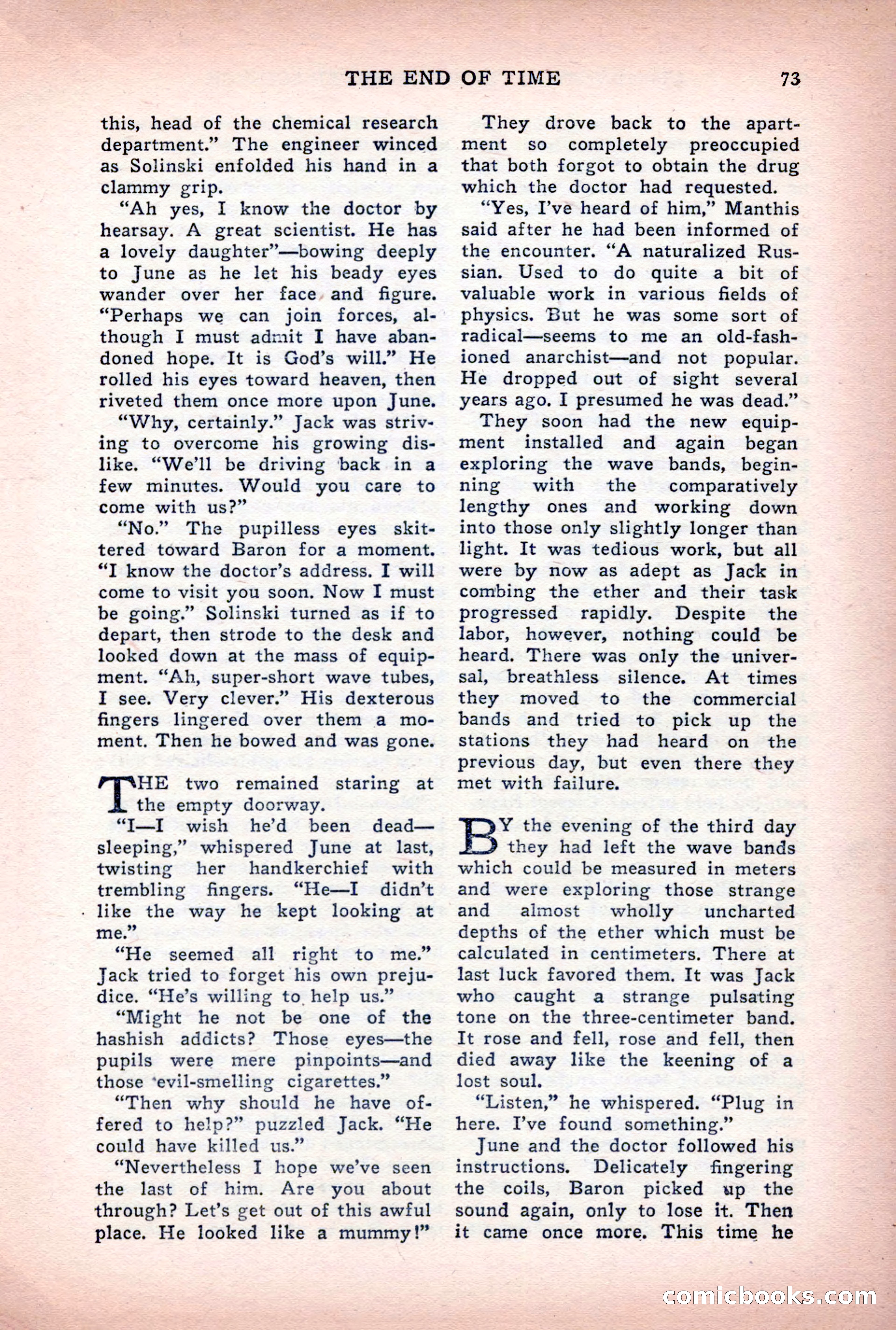 Astounding Stories of Super-Science, March 1933 — page 75 of 148