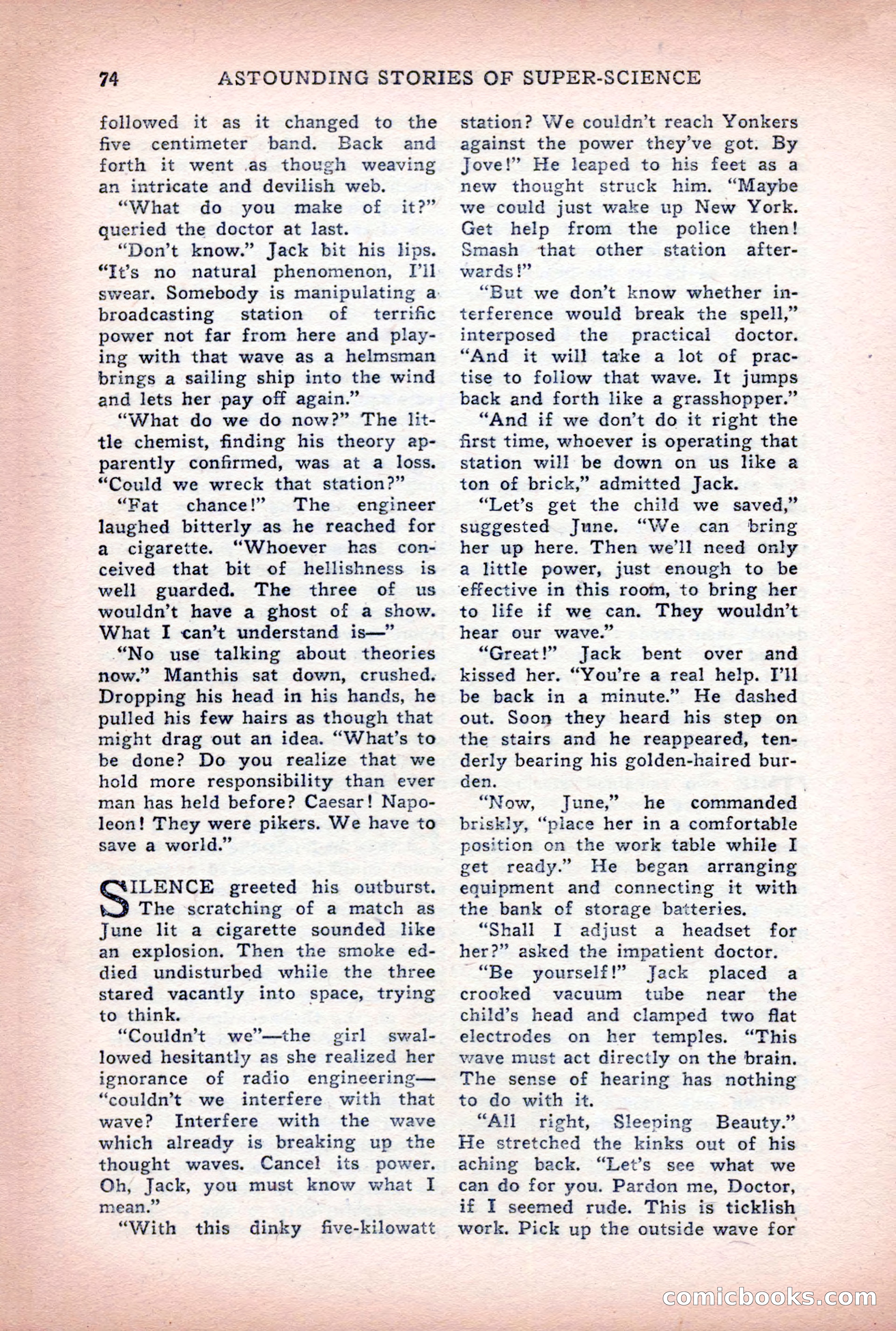 Astounding Stories of Super-Science, March 1933 — page 76 of 148
