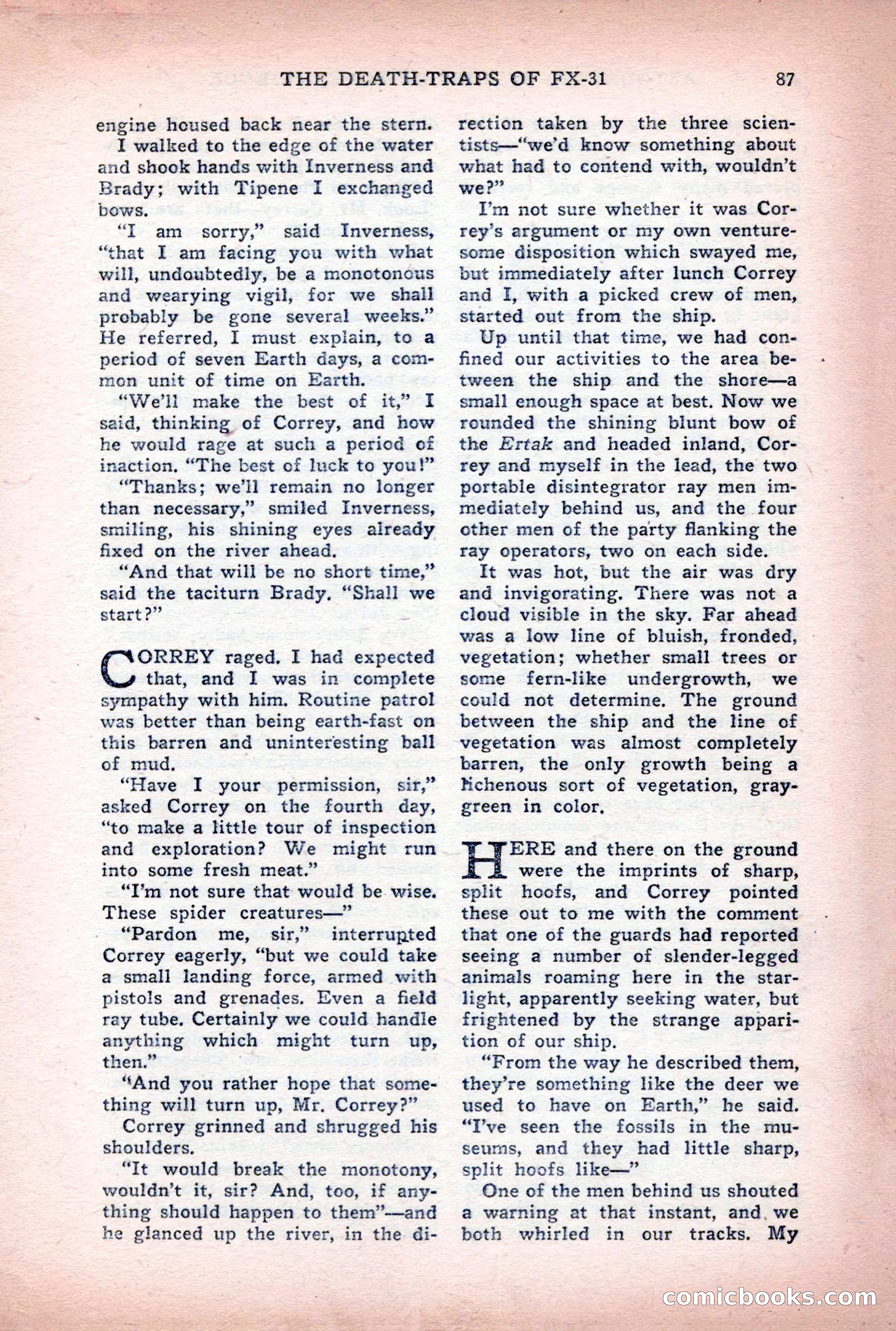 Astounding Stories of Super-Science, March 1933 — page 89 of 148