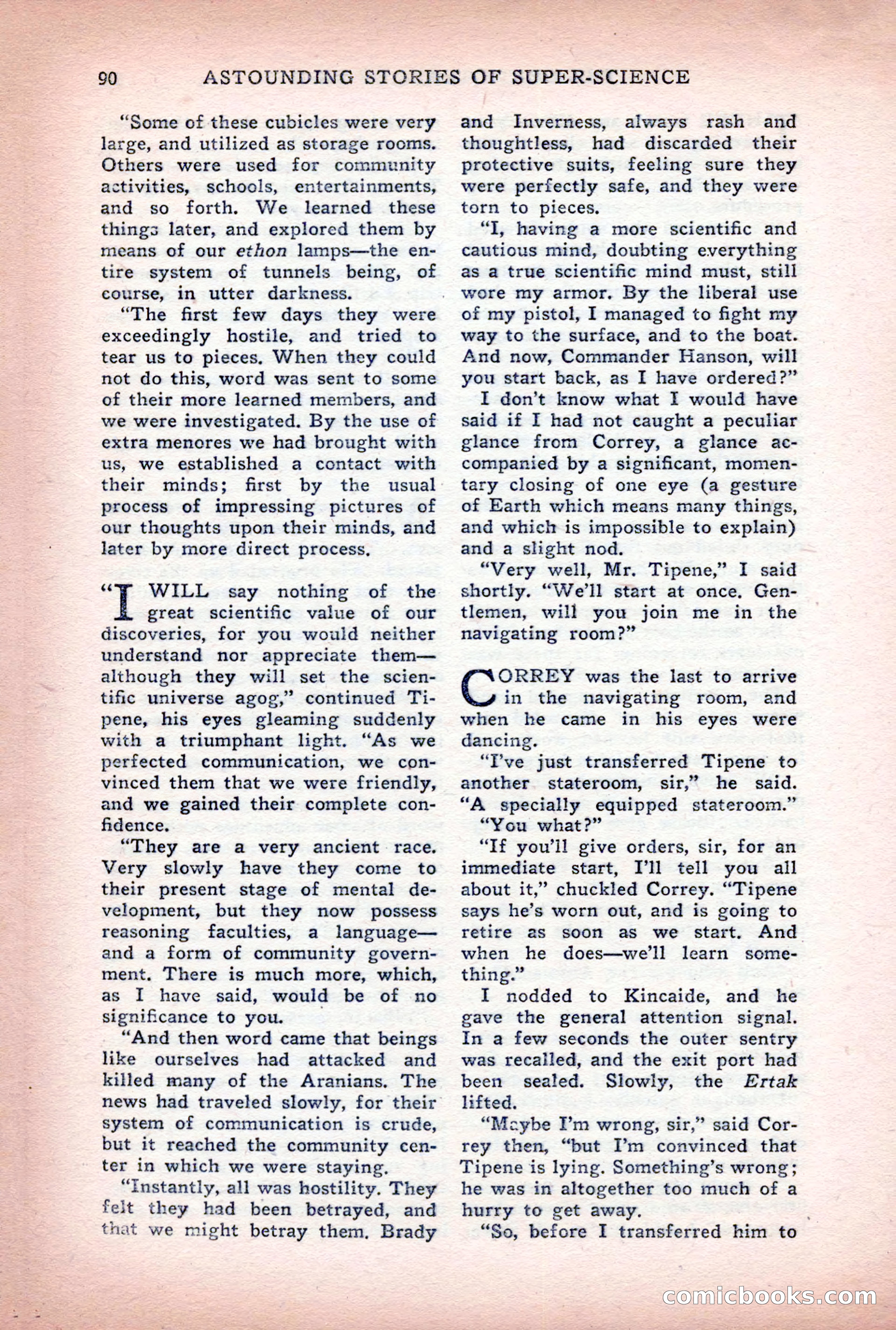 Astounding Stories of Super-Science, March 1933 — page 92 of 148