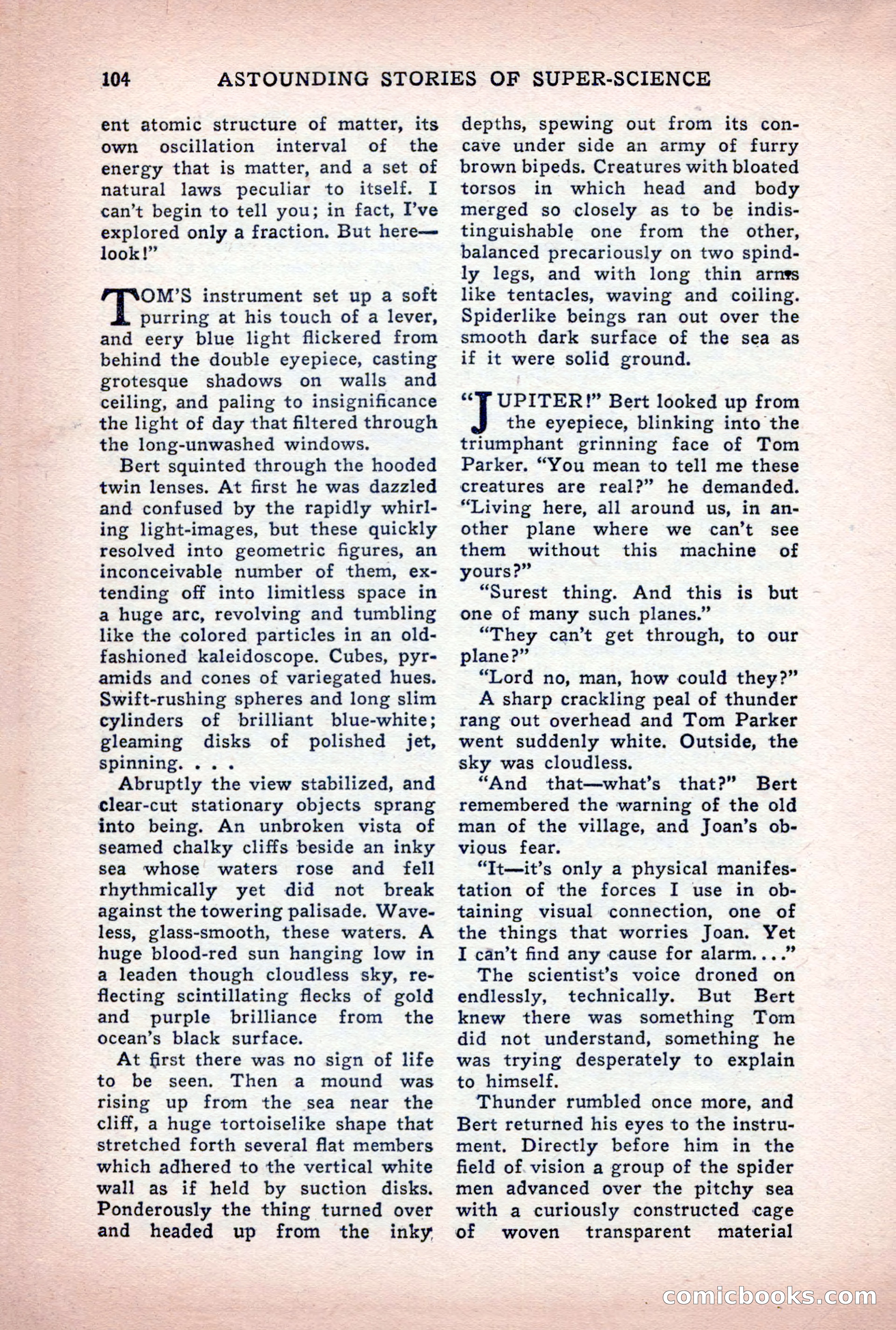Astounding Stories of Super-Science, March 1933 — page 106 of 148