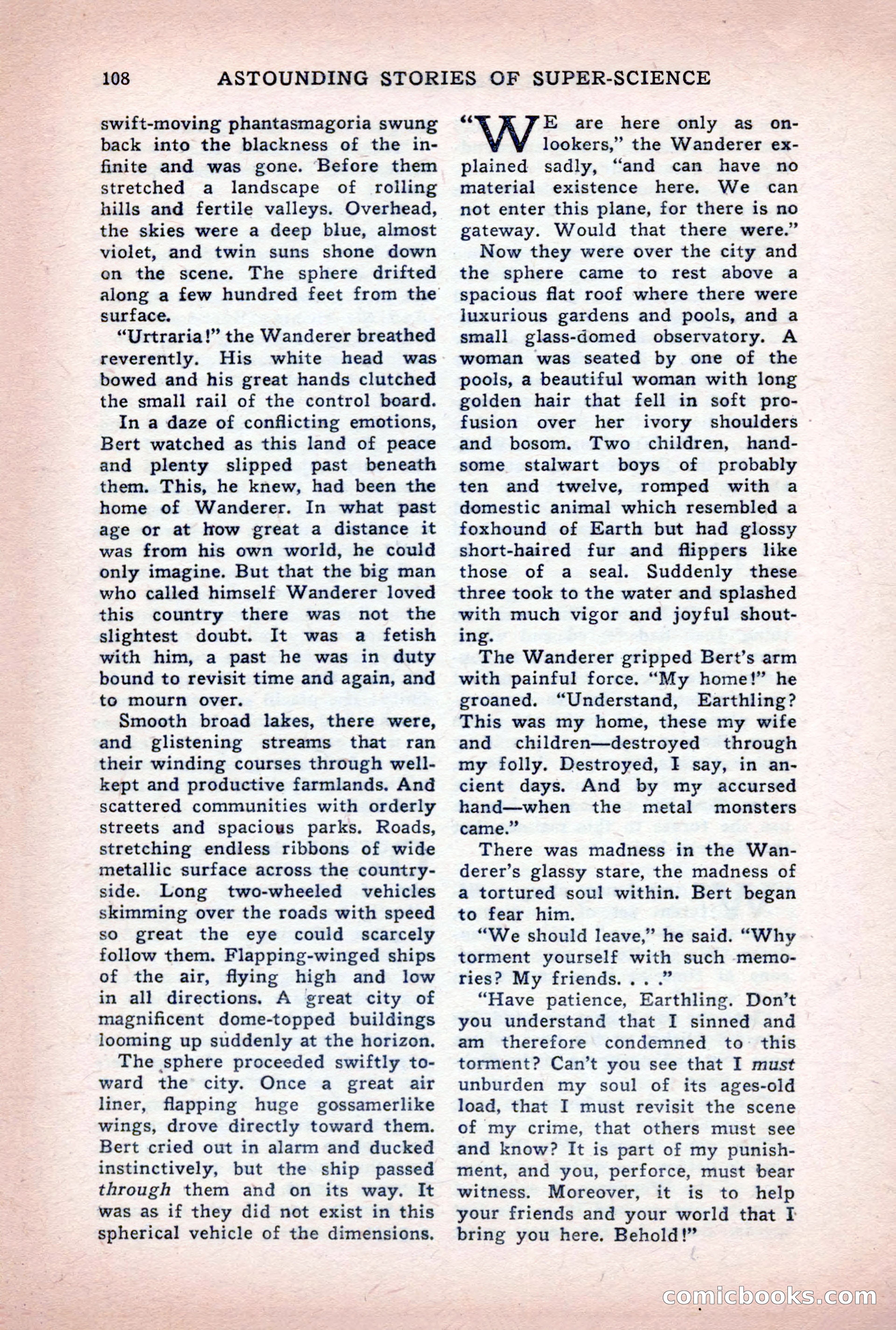 Astounding Stories of Super-Science, March 1933 — page 110 of 148