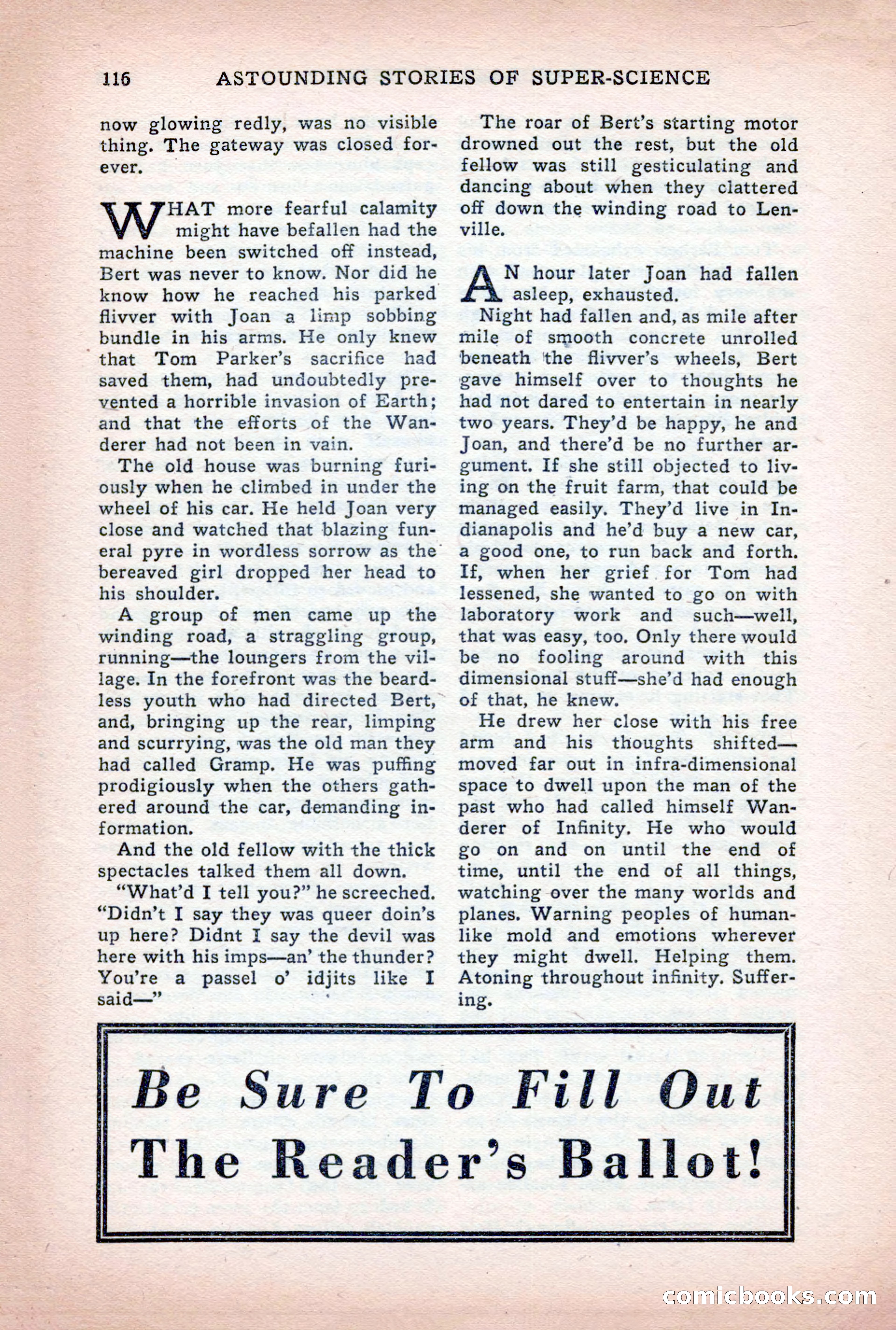 Astounding Stories of Super-Science, March 1933 — page 118 of 148