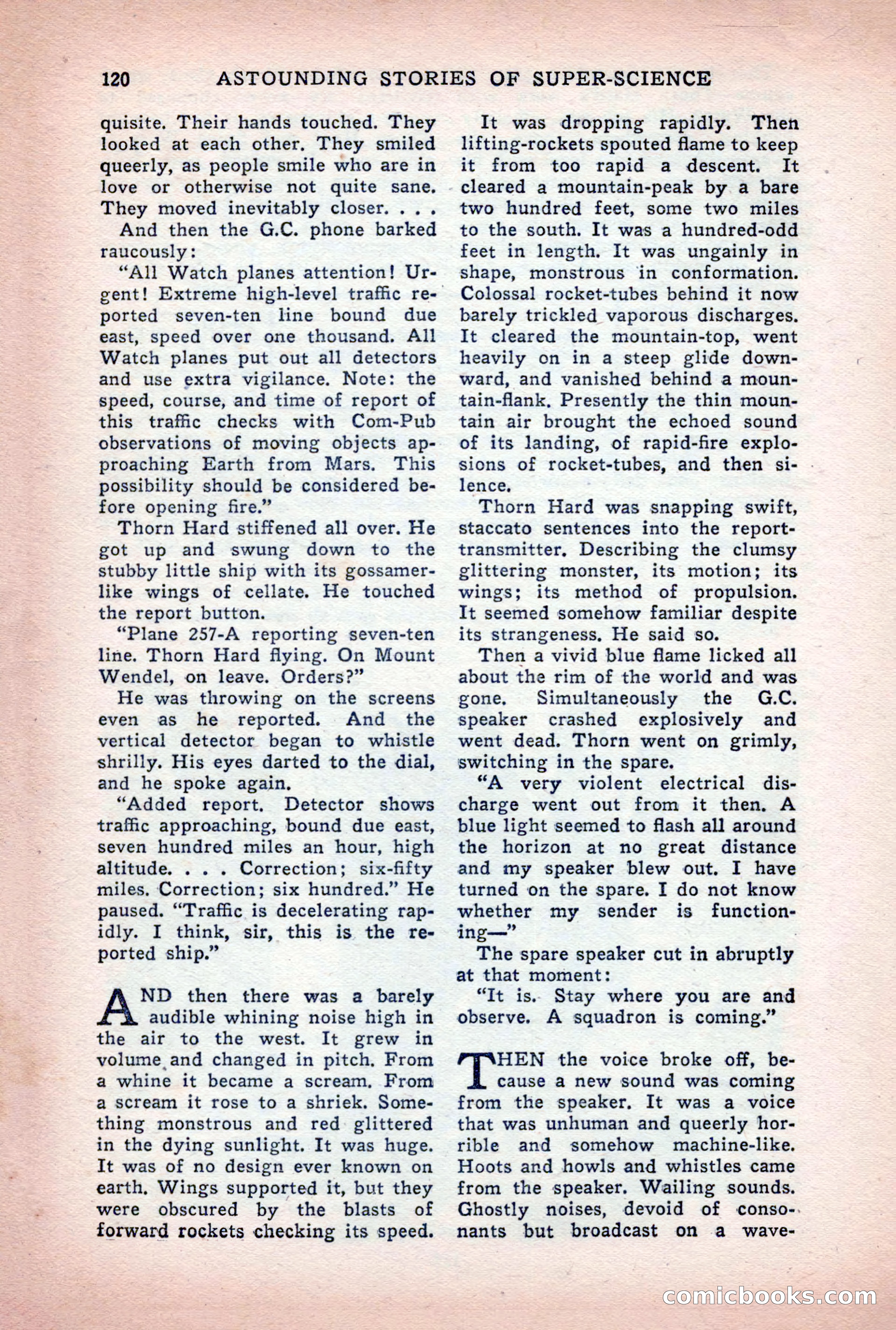 Astounding Stories of Super-Science, March 1933 — page 122 of 148
