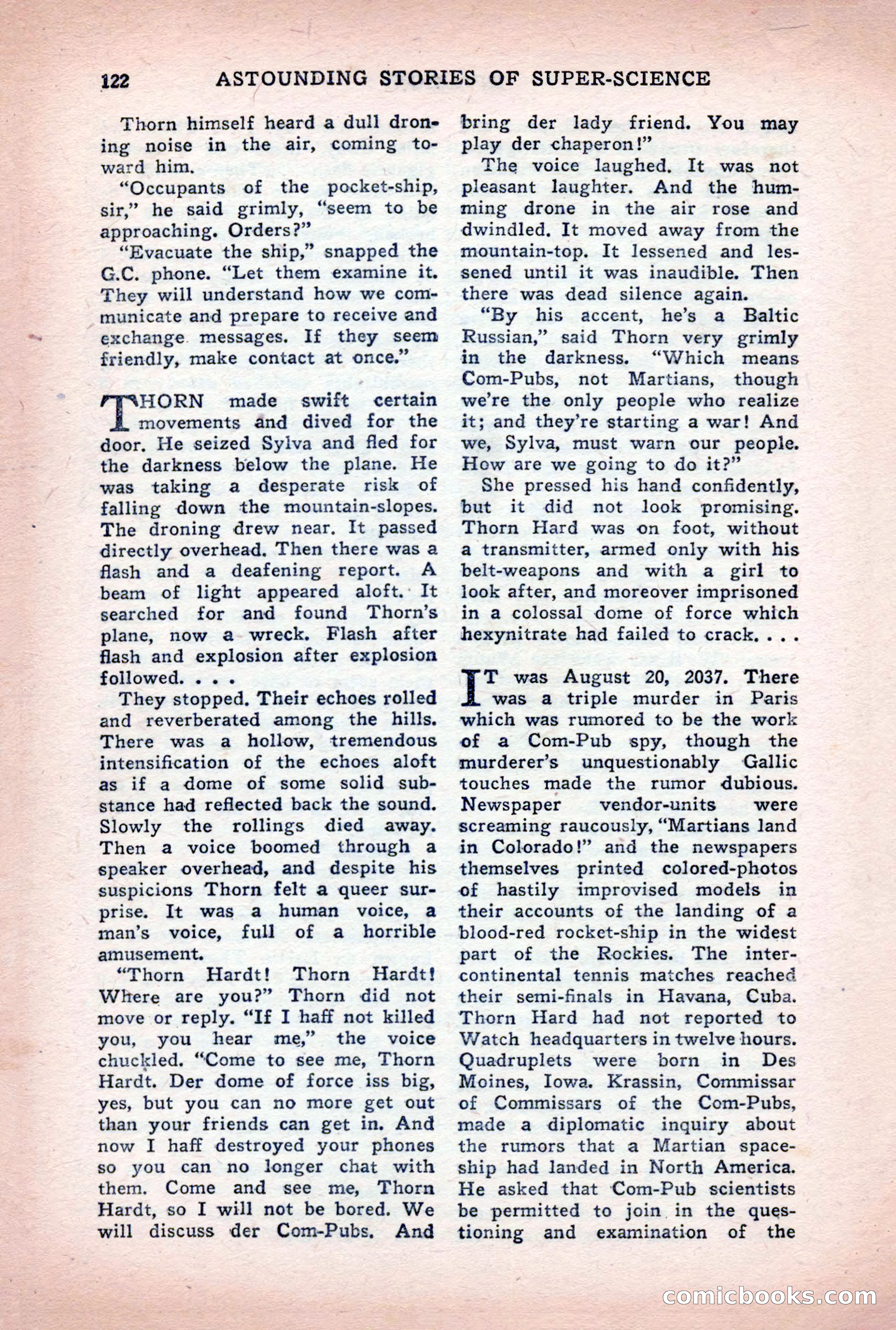 Astounding Stories of Super-Science, March 1933 — page 124 of 148